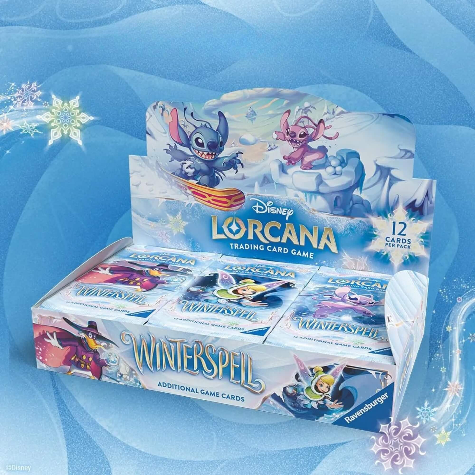 Booster Caixa com 24 Disney Lorcana Set 11 - Winterspell Copag - 83607
