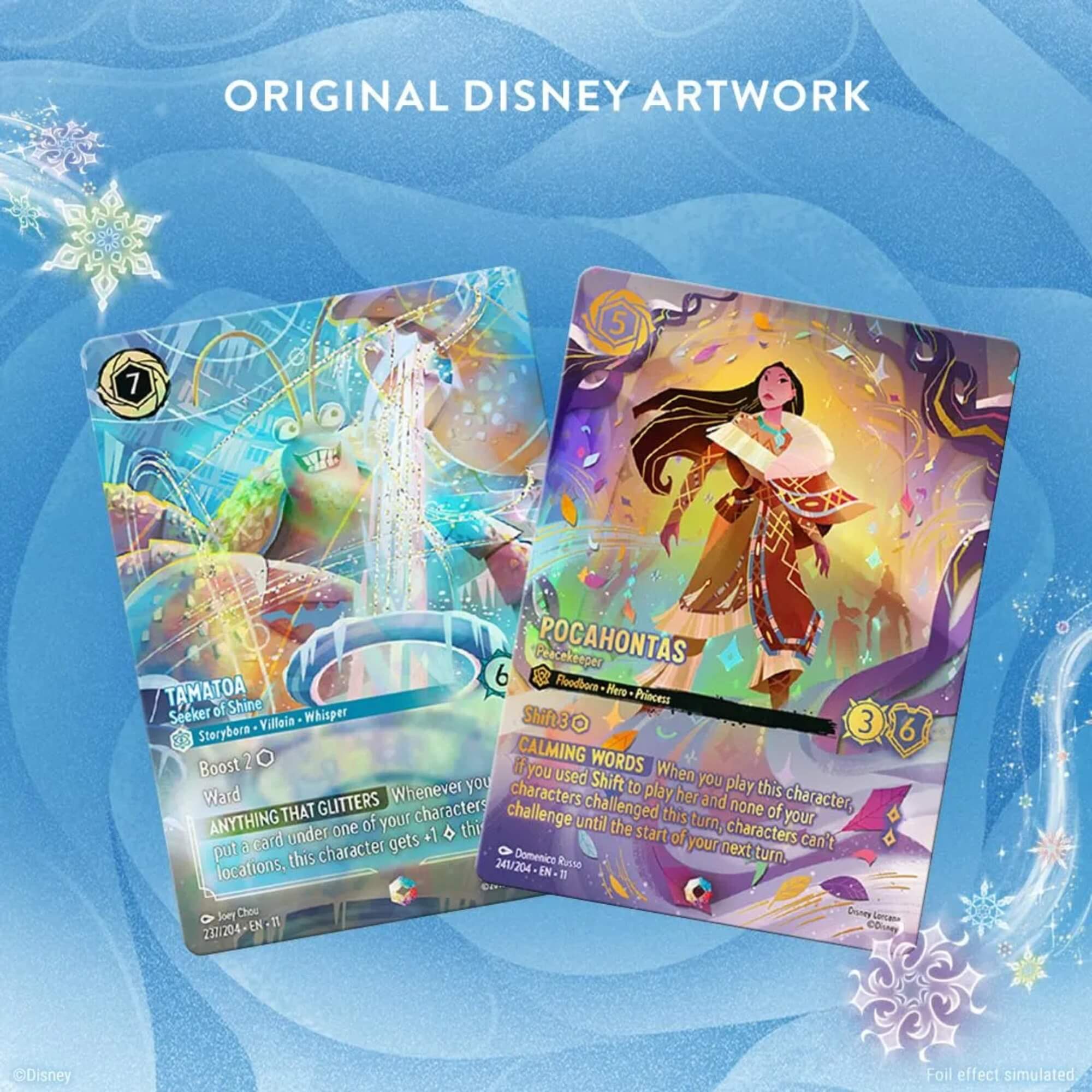Booster Caixa com 24 Disney Lorcana Set 11 - Winterspell Copag - 83607