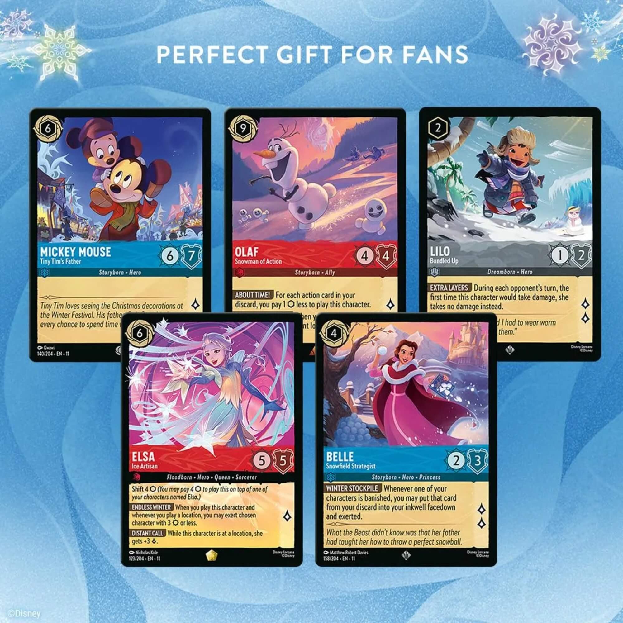 Booster Caixa com 24 Disney Lorcana Set 11 - Winterspell Copag - 83607