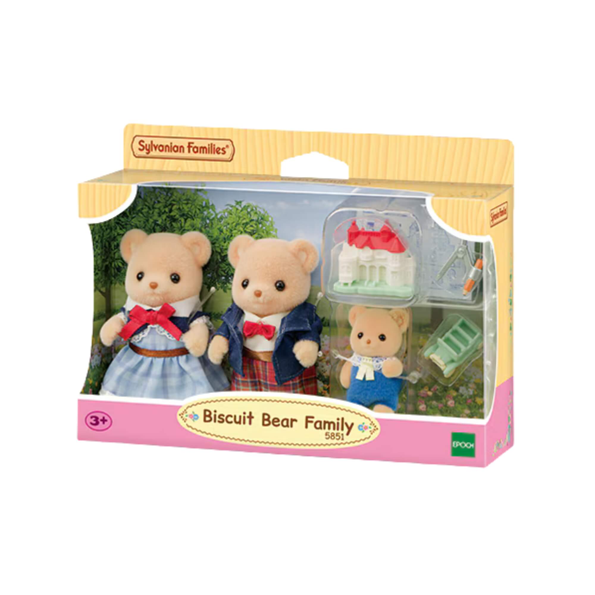 Família do Urso Biscoito Sylvanian Families Epoch - 5851