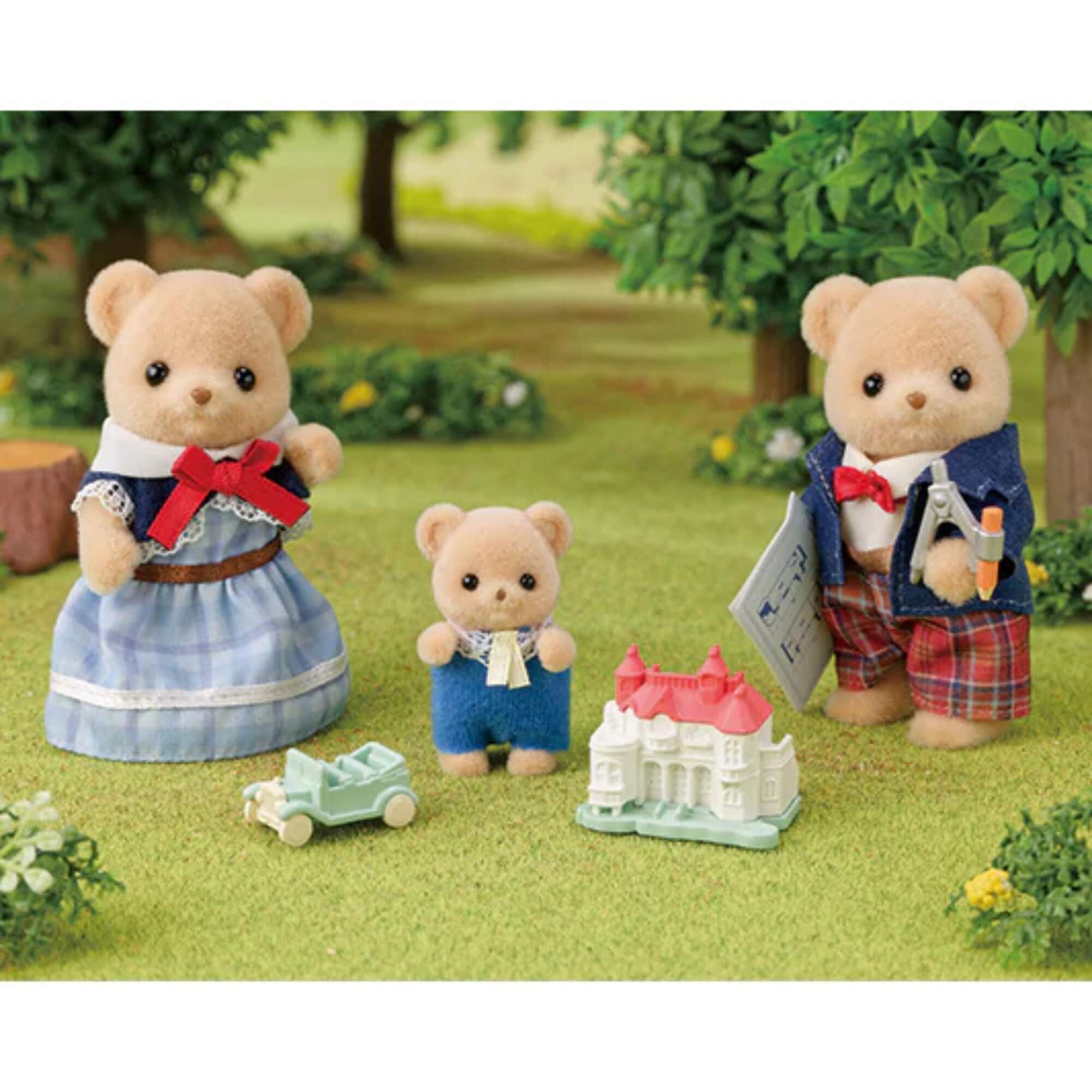 Família do Urso Biscoito Sylvanian Families Epoch - 5851