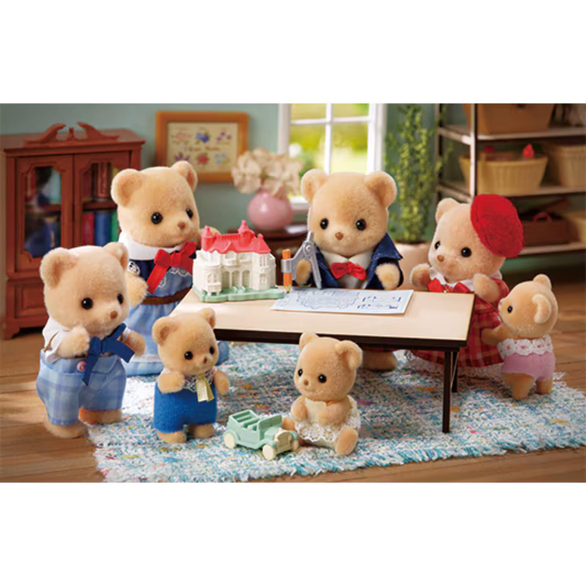 Família do Urso Biscoito Sylvanian Families Epoch - 5851