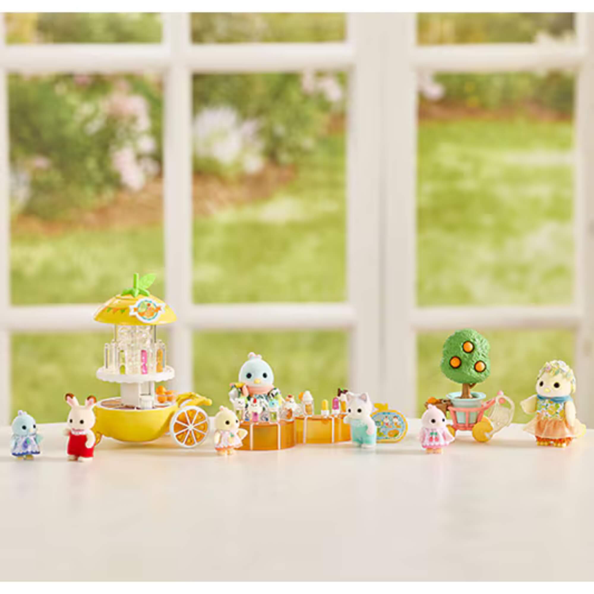 Família dos Pássaros Cítricos Sylvanian Families Epoch - 5860