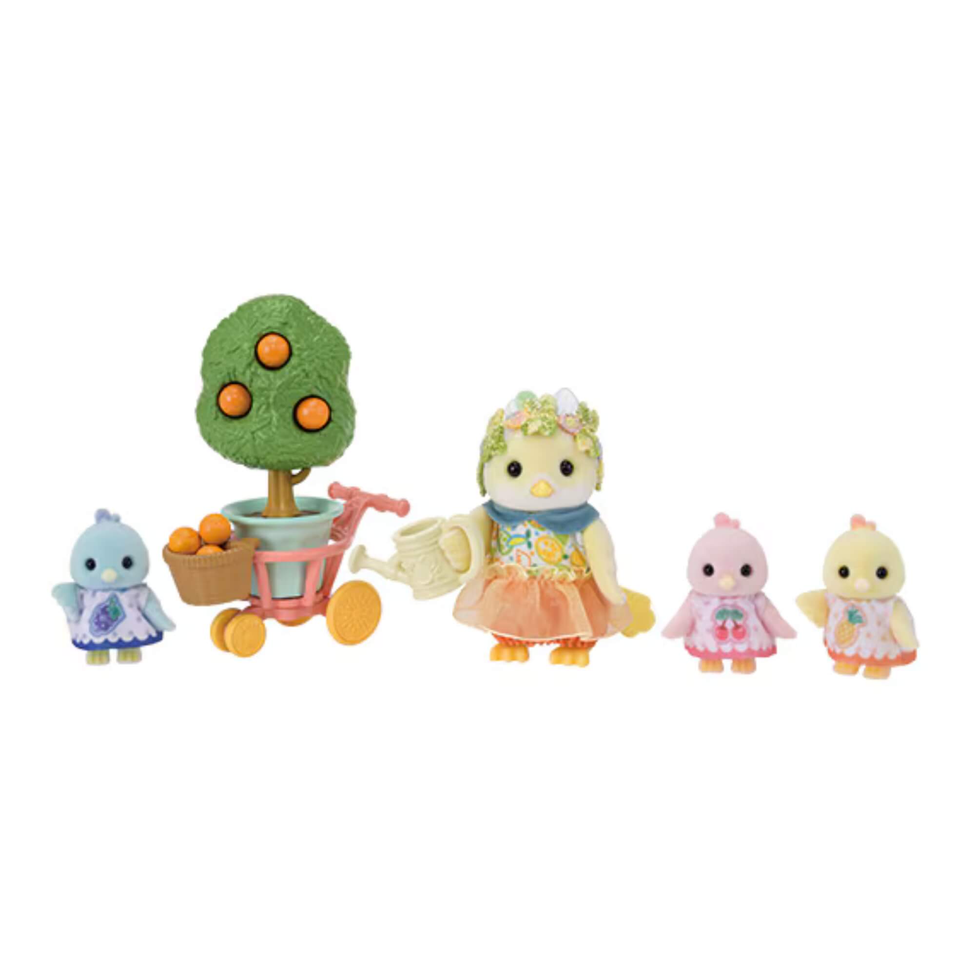 Família dos Pássaros Cítricos Sylvanian Families Epoch - 5860