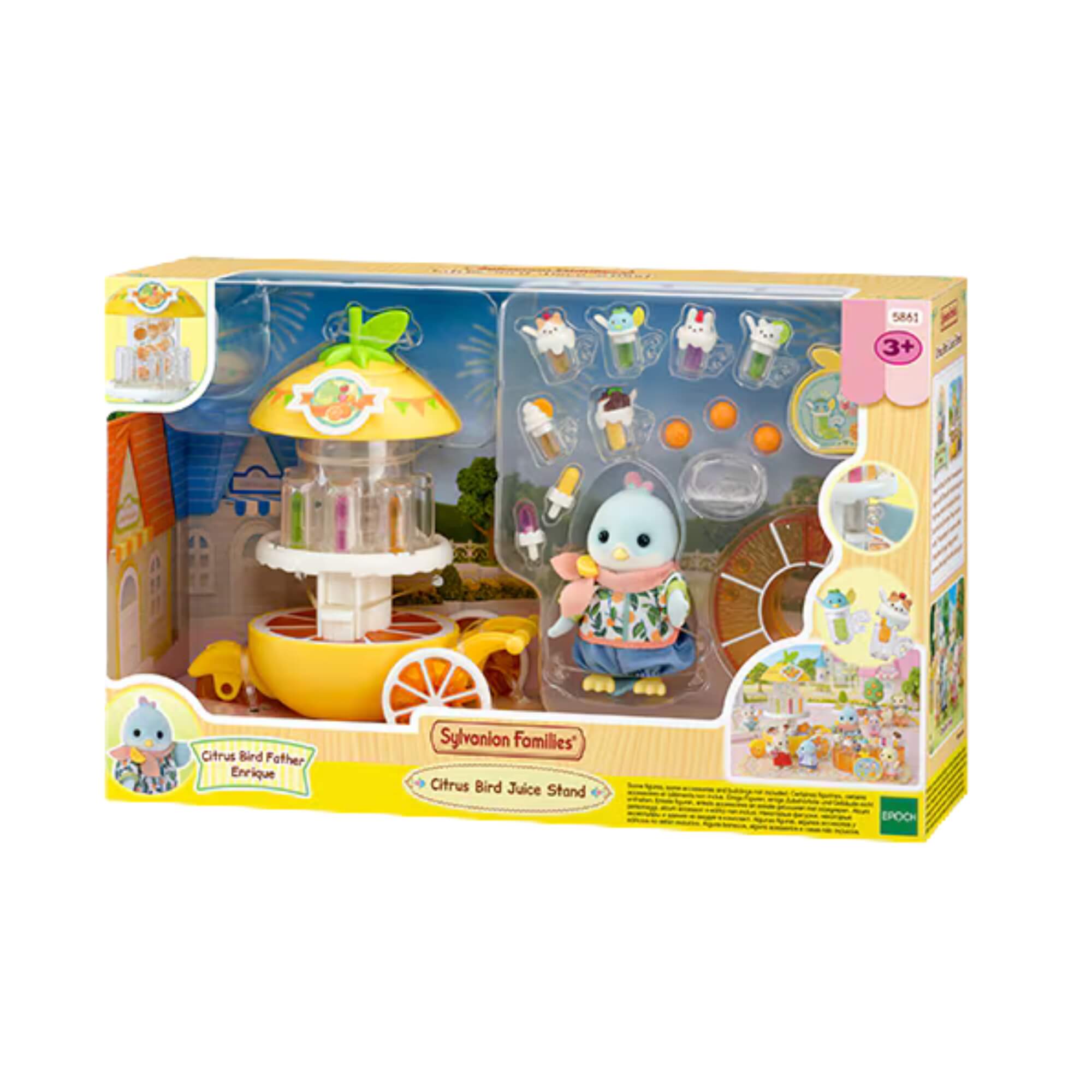 Quiosque de Suco do Pássaro Cítrico Sylvanian Families Epoch - 5861