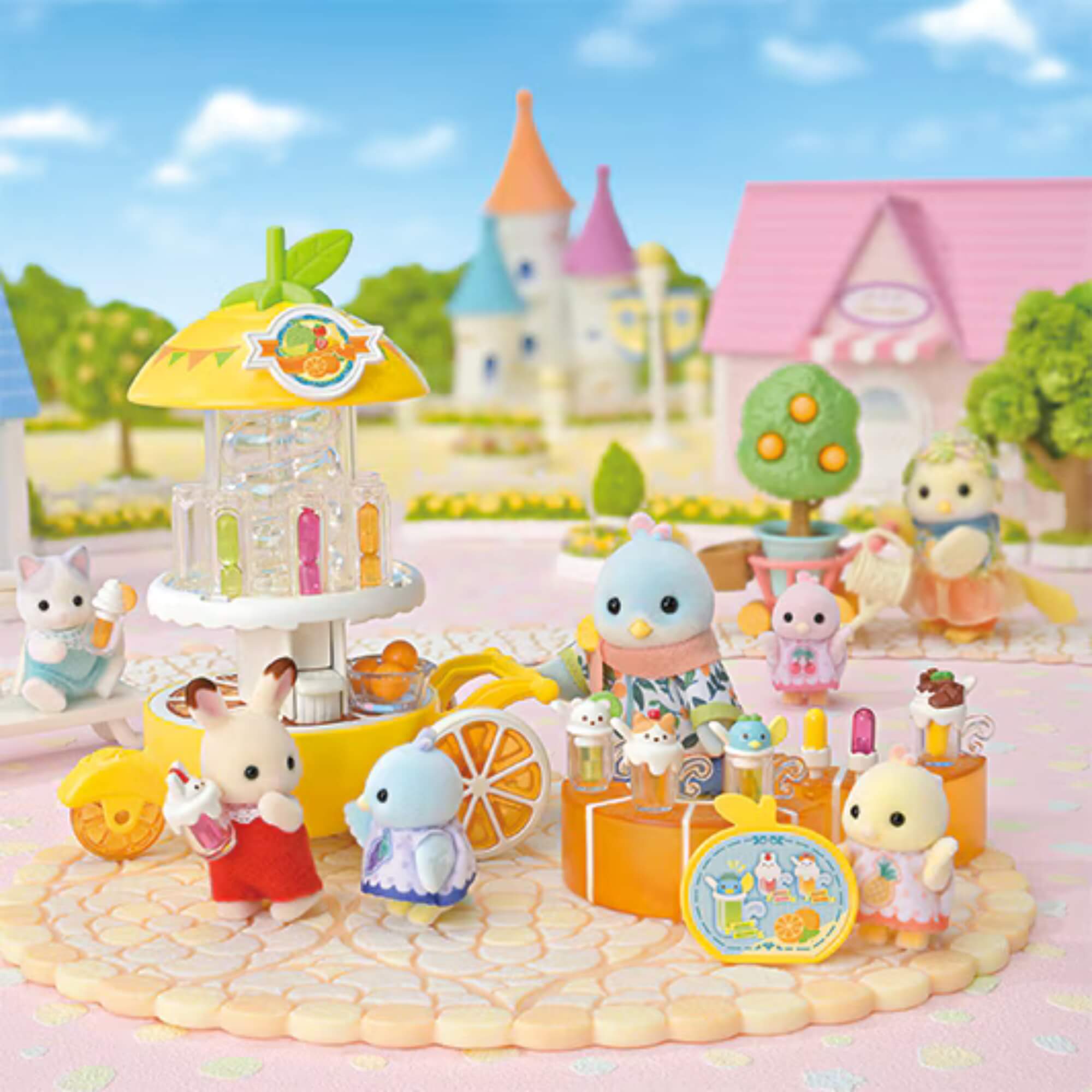 Quiosque de Suco do Pássaro Cítrico Sylvanian Families Epoch - 5861