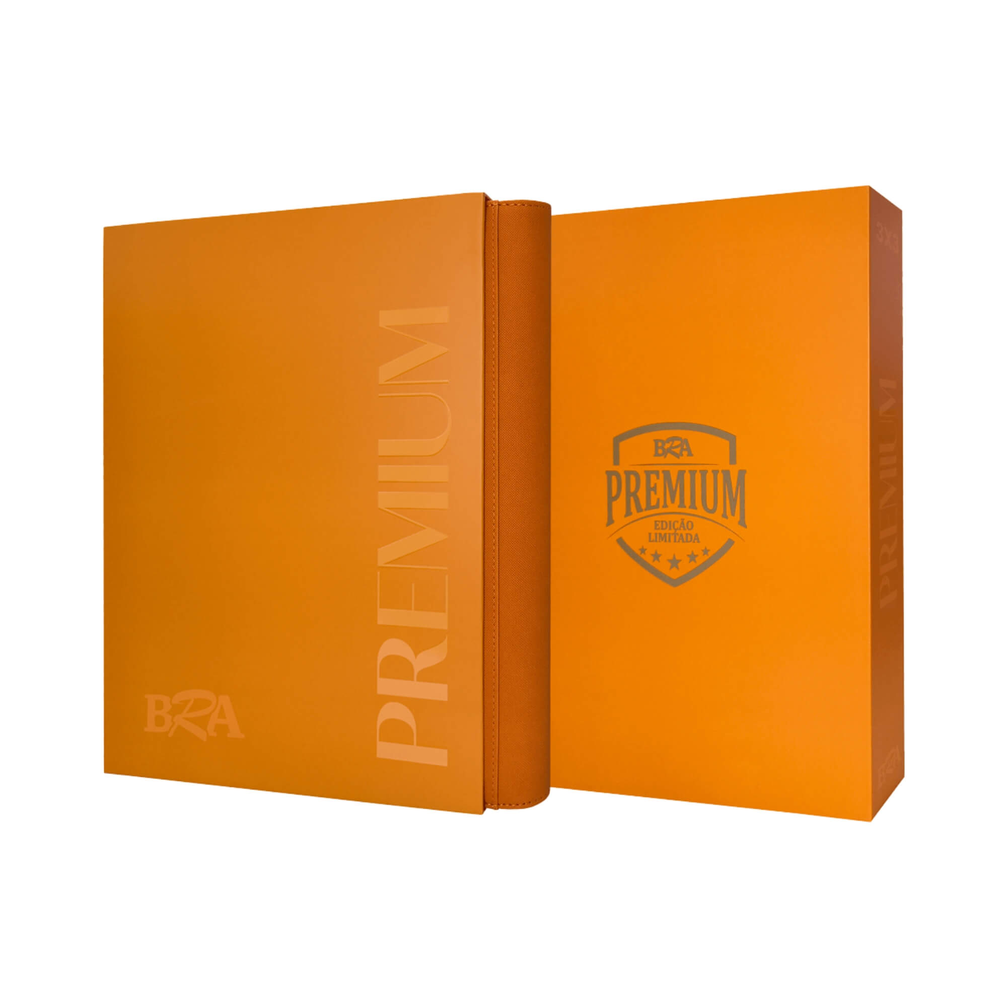 Pasta Premium 3x3 Laranja c/ 20 Folhas (Comporta até 360 Cards) BRA - BC-2058