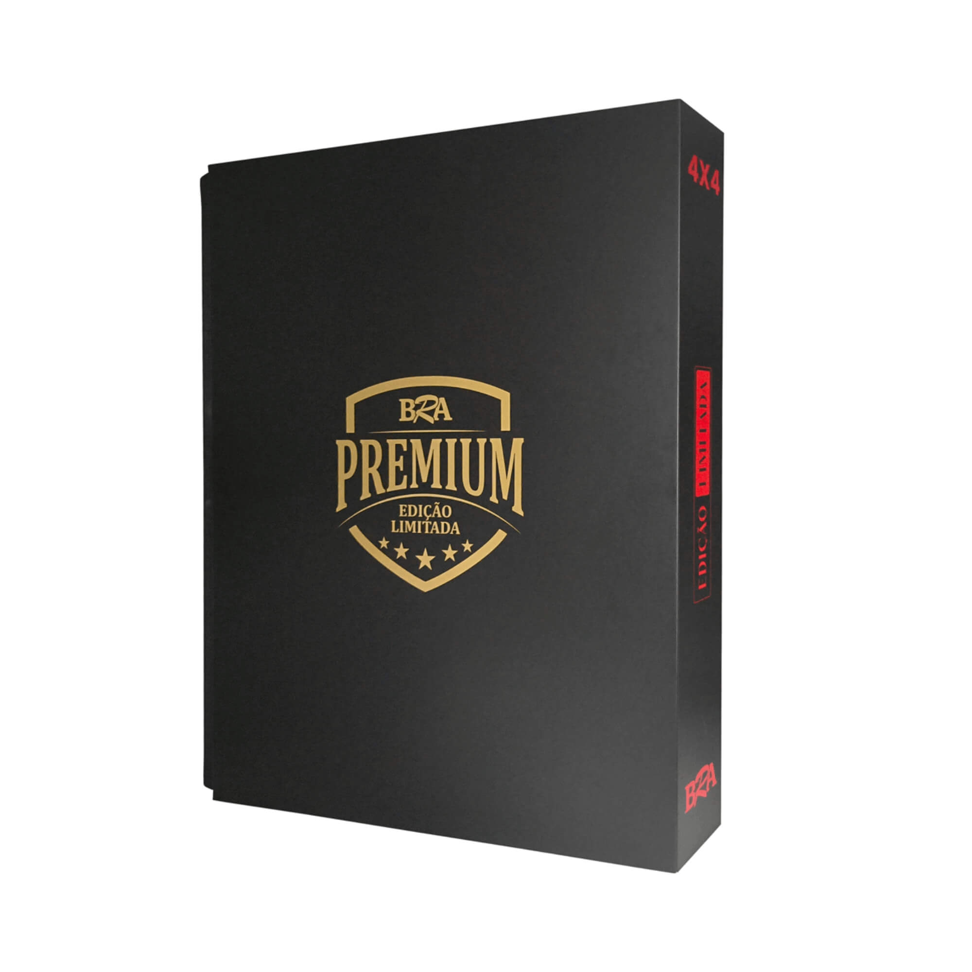 Pasta Premium Formato Especial 4x4 Preta/Vermelha (Comporta até 1024 Cards) BRA - BC-2060-1