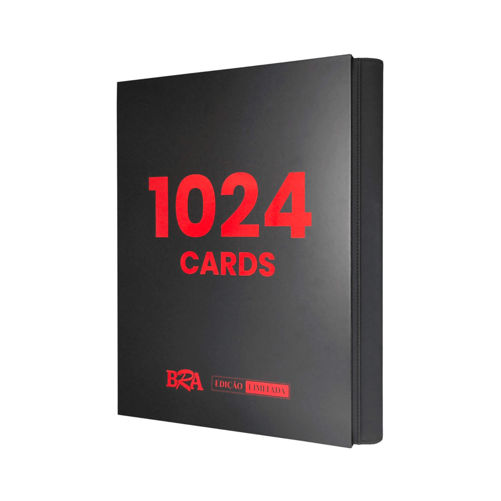Pasta Premium Formato Especial 4x4 Preta/Vermelha (Comporta até 1024 Cards) BRA - BC-2060-1