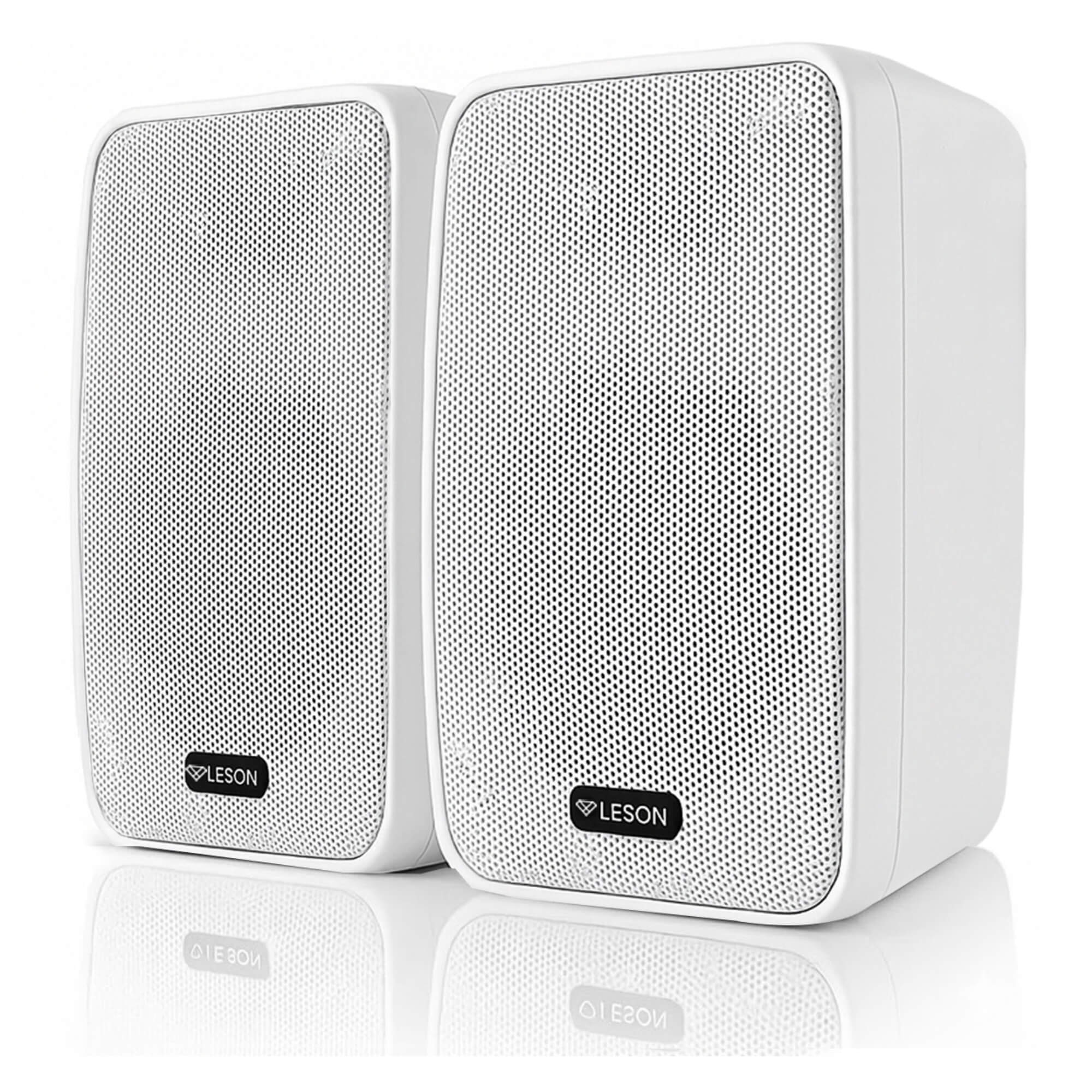 Par de Caixa de Som Ambiente 140WRMS 8 Ohms Branca Bluetooth Leson - 2LSCXB700