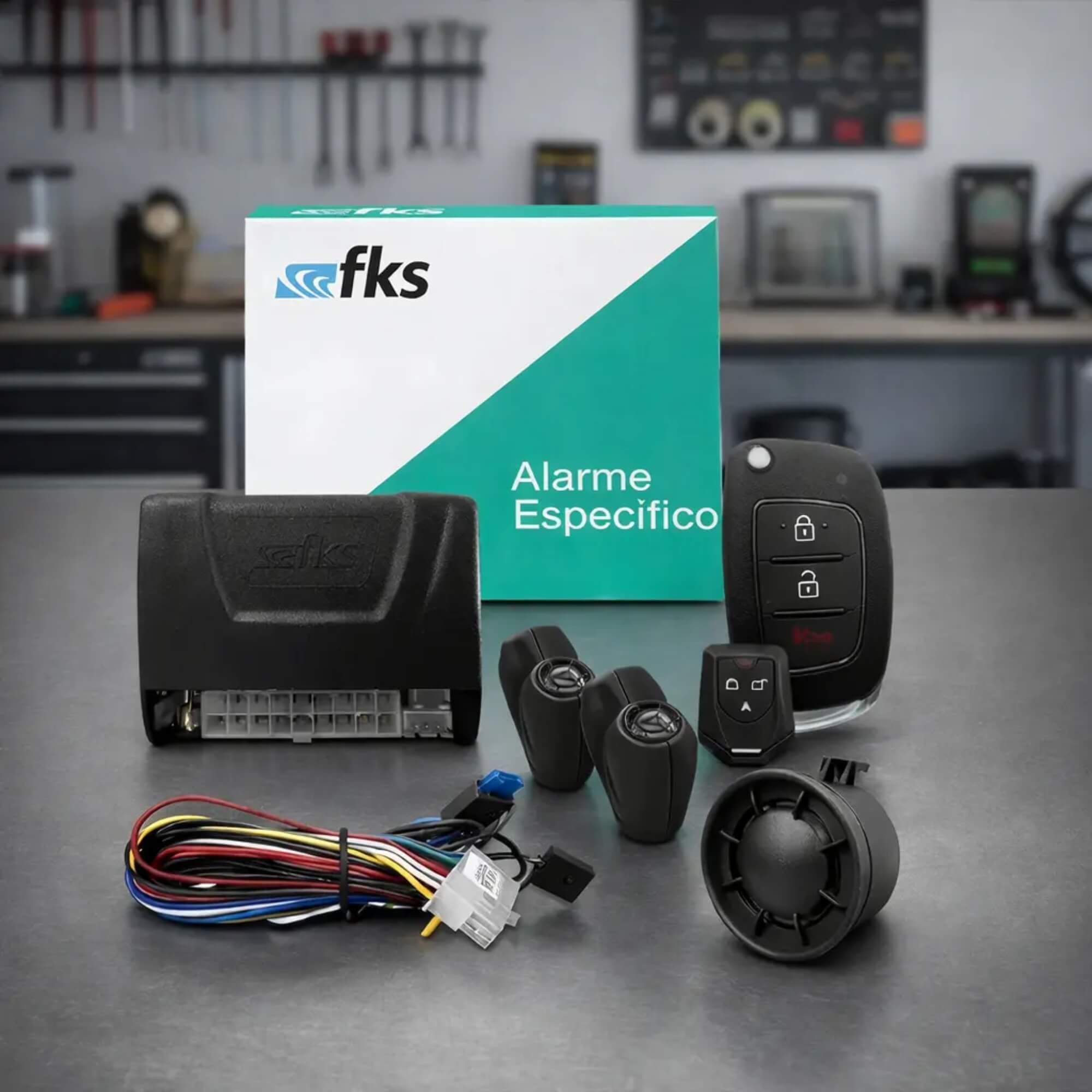 Alarme Automotivo Dedicado HB20 14/25 FKS - FK903 HB23 CR941/CR965