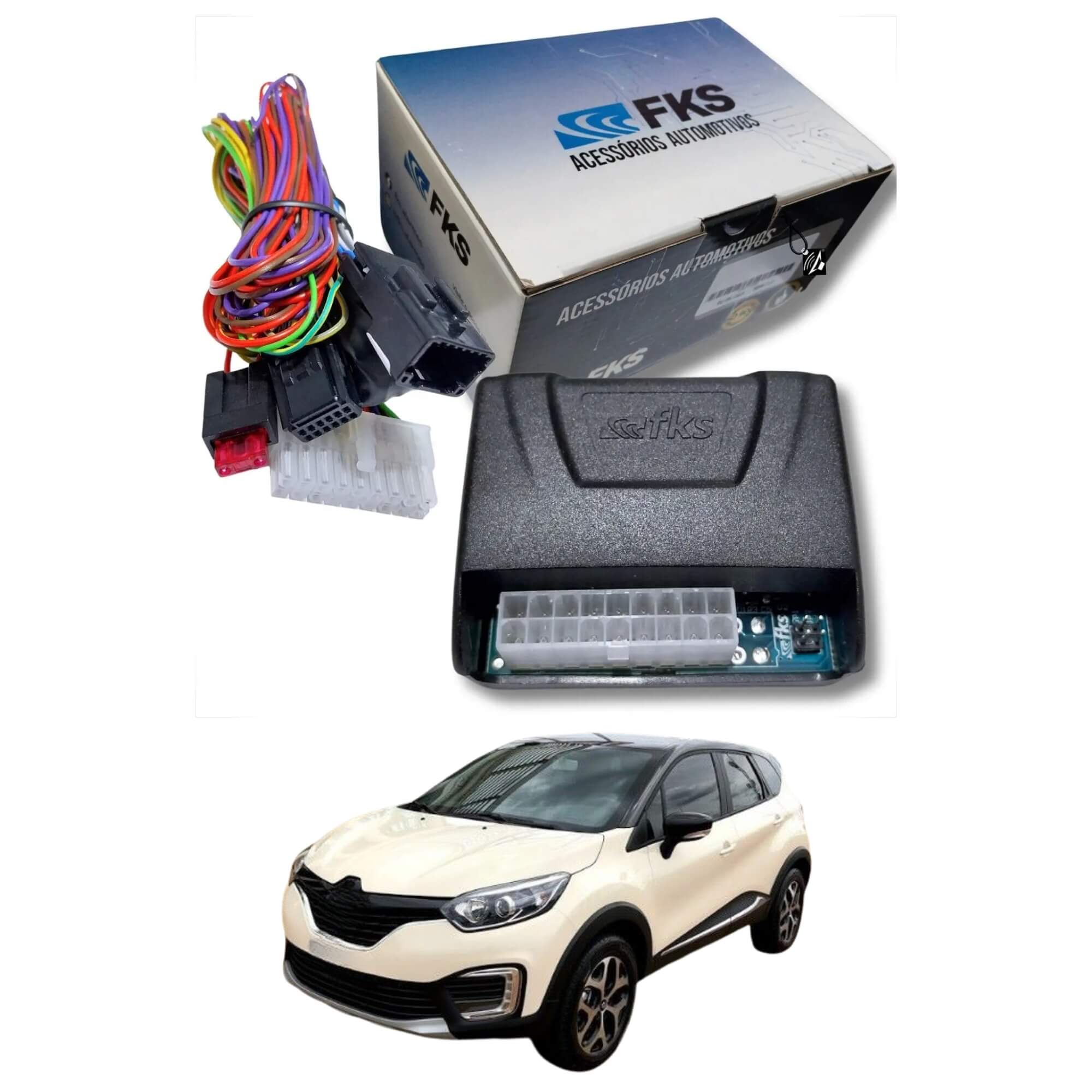 Módulo de Subida de Vidro e Tilt Down Captur LIFE 2017 em diante FKS - MLV45 RC16 G2