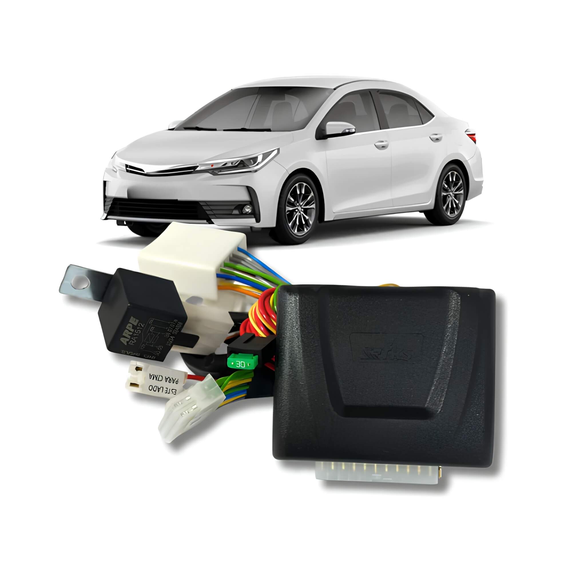 Módulo de Vidro Corolla XEI até 2019 c/ Rebatimento Retrovisor FKS - MLV45 TC19