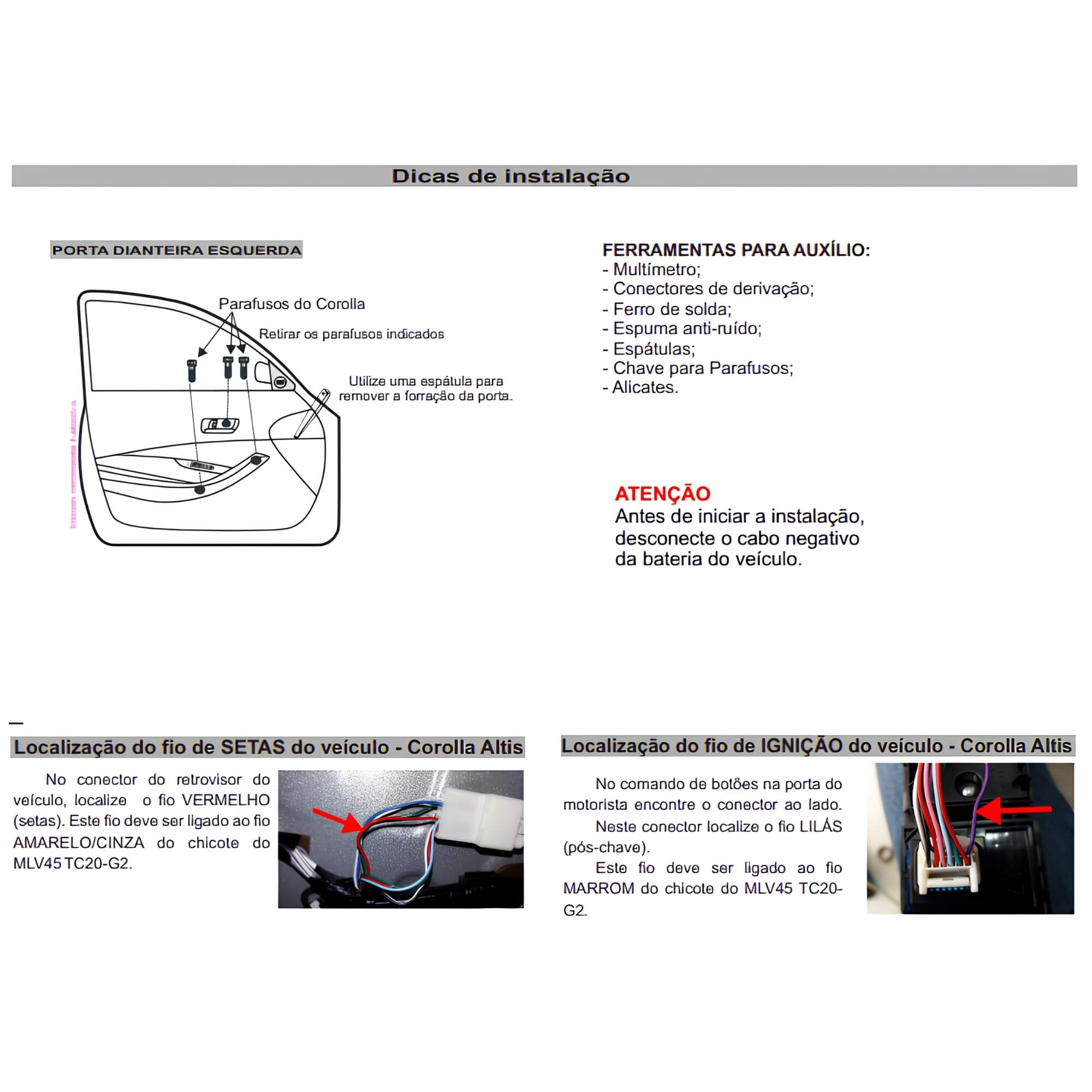 Módulo Fechamento e Abertura dos Vidros Altis Híbrido 20/25 e Cross 21/23 FKS - MLV45 TC20