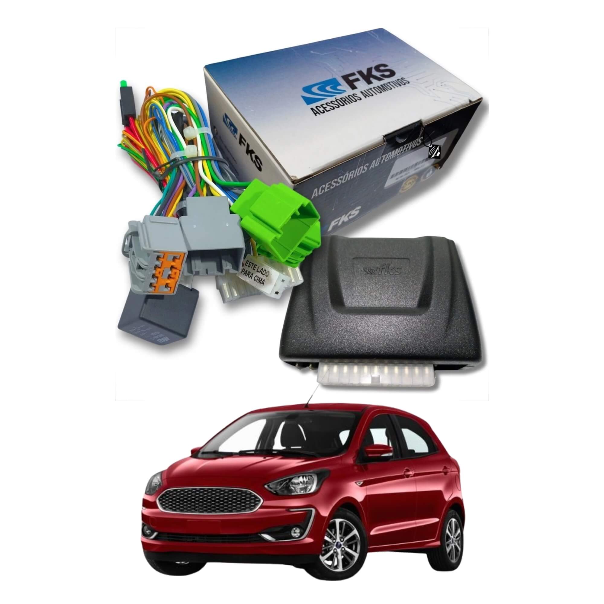 Módulo de Vidro c/ Antiesmagamento Ford KA 15/21 FKS - MLV608 FK10 G2