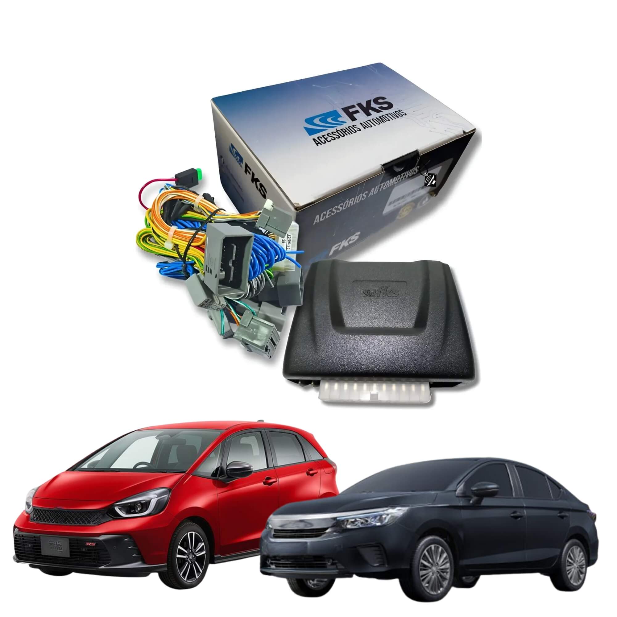 Módulo de Vidro c/ Antiesmagamento FIT, CITY, WRV 2018 a 2023 FKS - MLV608 HF13 G2