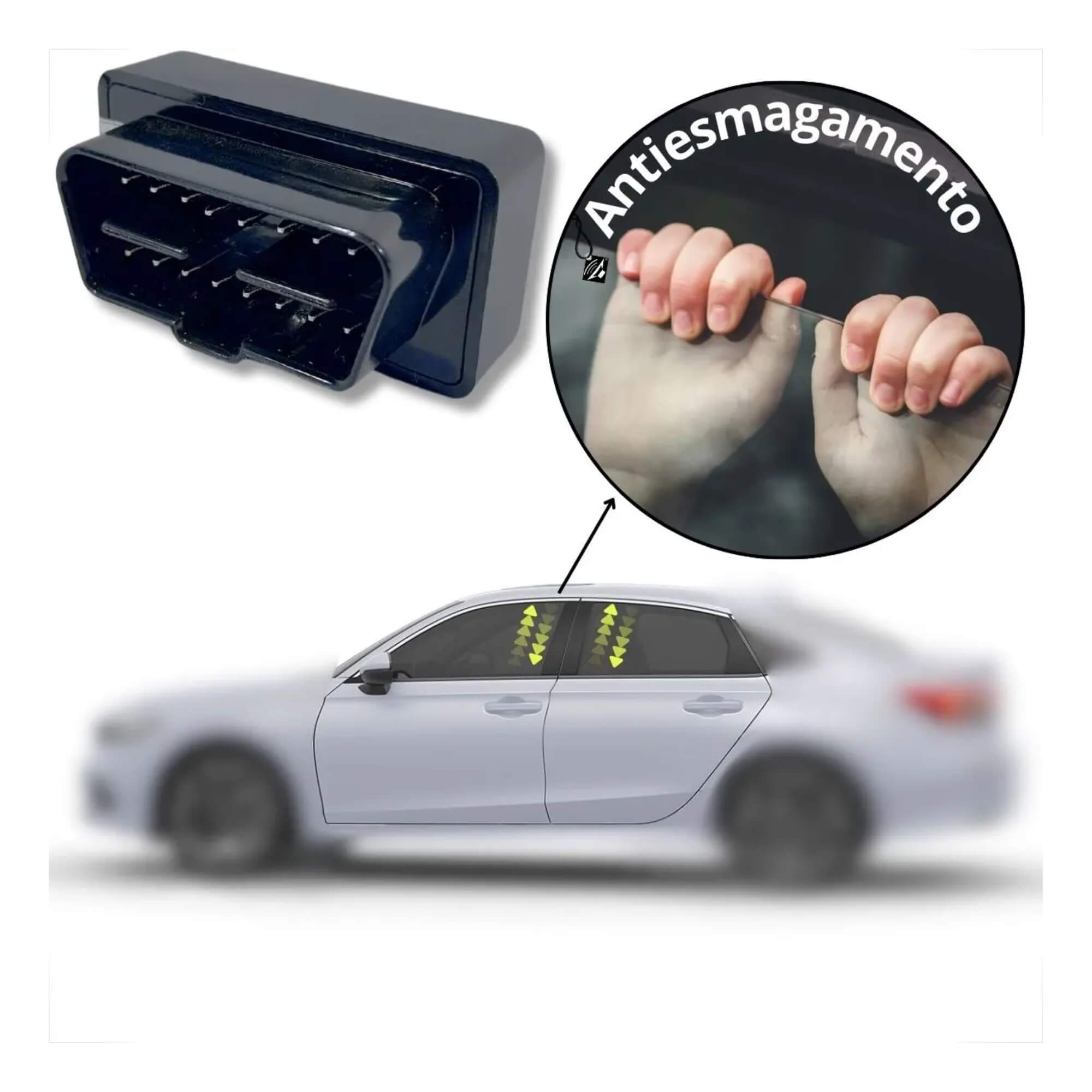 Módulo Obd Vidro Teto T-cross 2019, Golf 2011, Polo 2018, Virtus 2018, Passat 2011 FKS - OBD VW