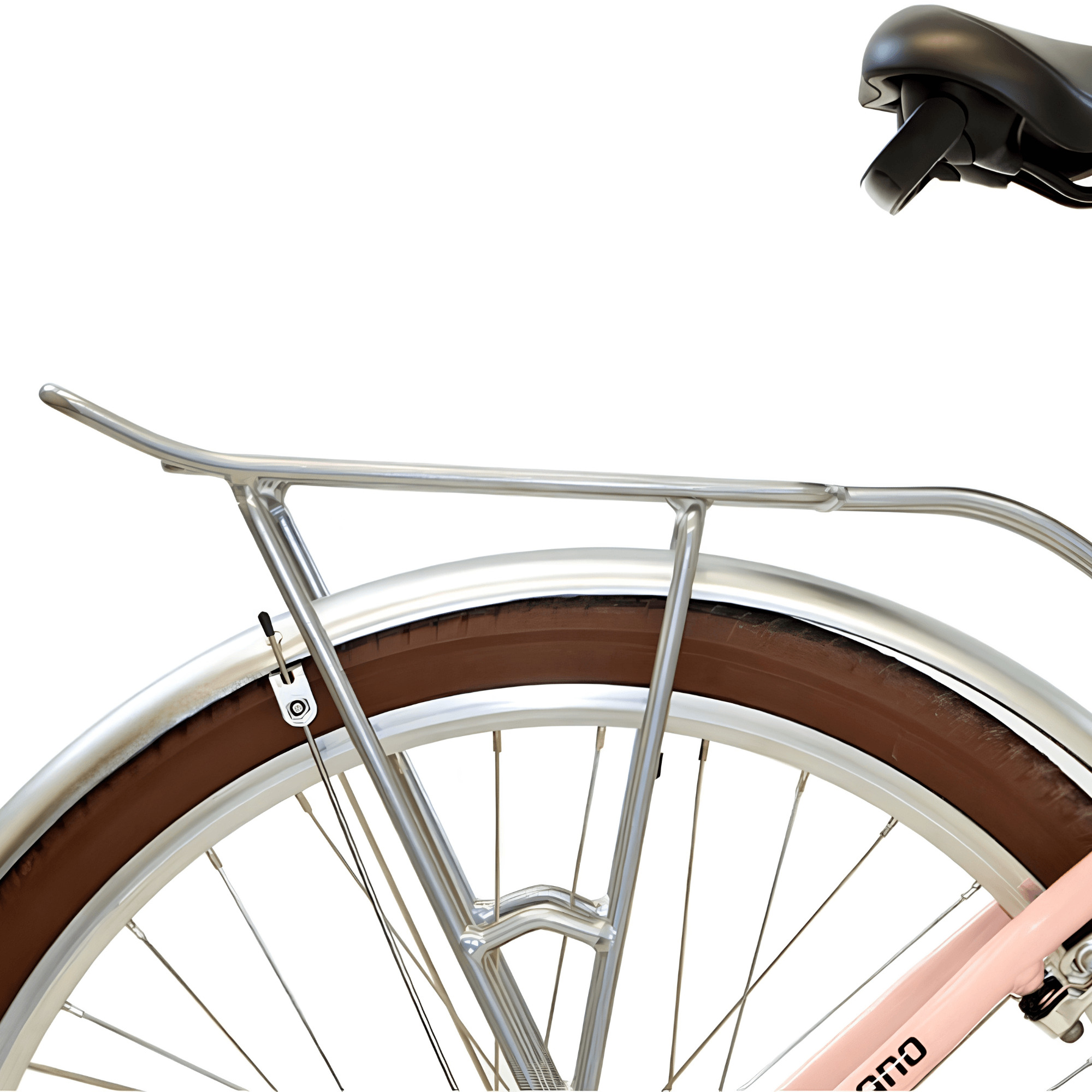 Bicicleta Aro 26 Antonella Rosa c/ Cestinha fixa em Alumínio Nathor - 100290160001