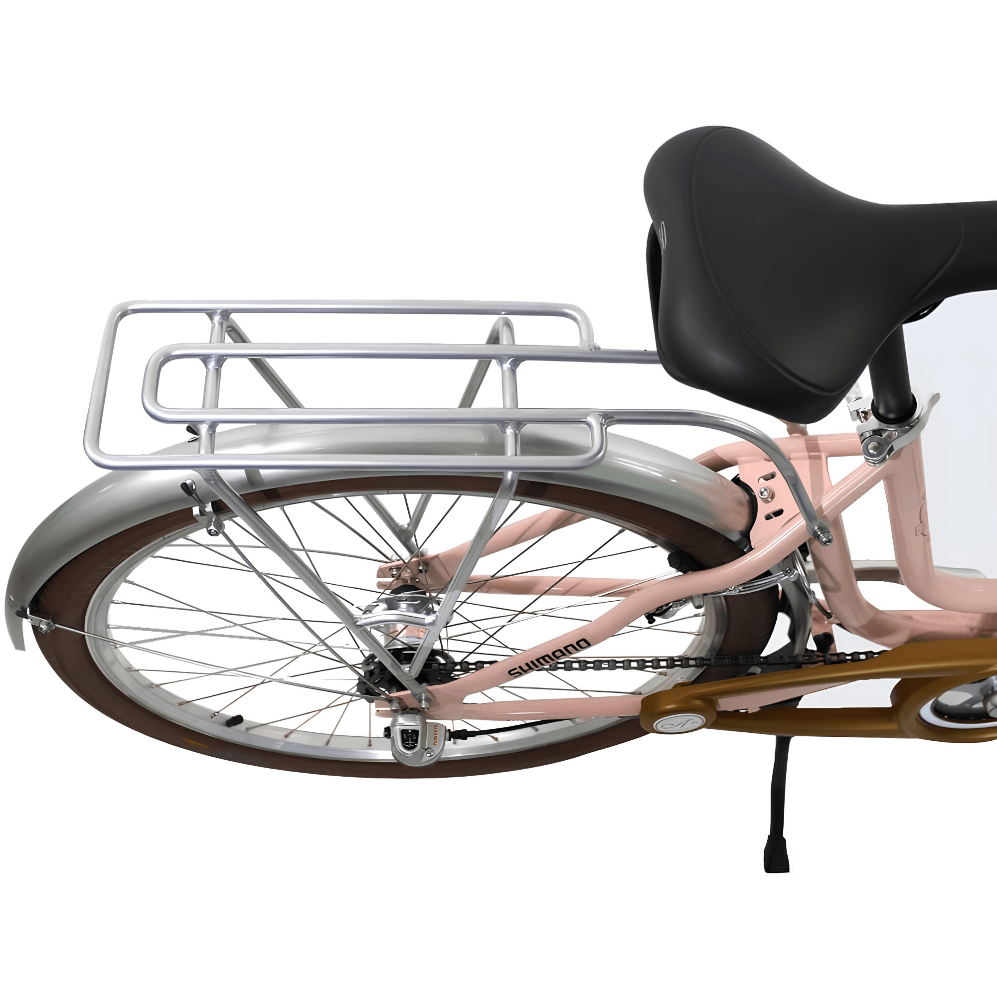 Bicicleta Aro 26 Antonella Rosa c/ Cestinha fixa em Alumínio Nathor - 100290160001