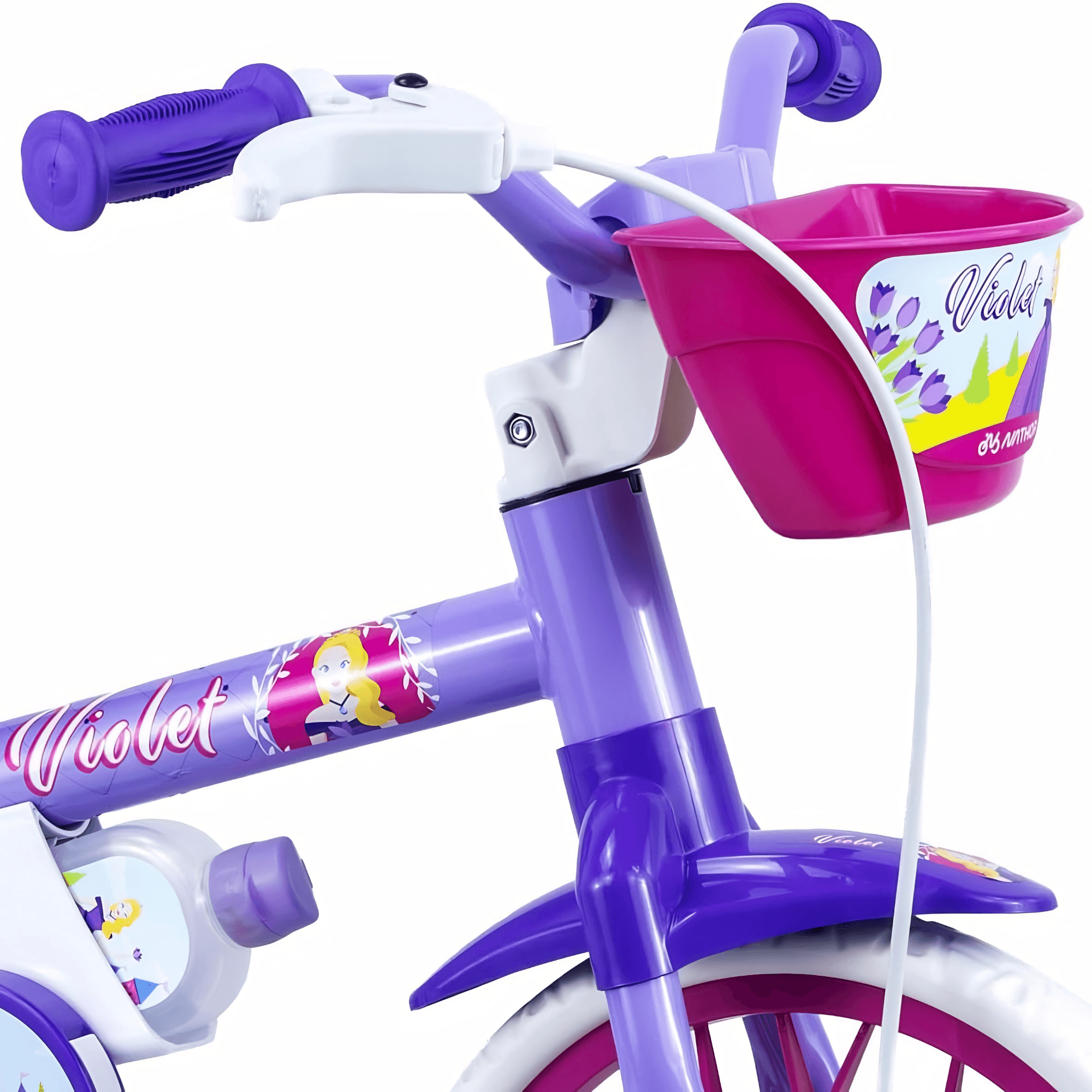 Bicicleta Infantil Aro 12 Violet 5 Nathor - 108001000006