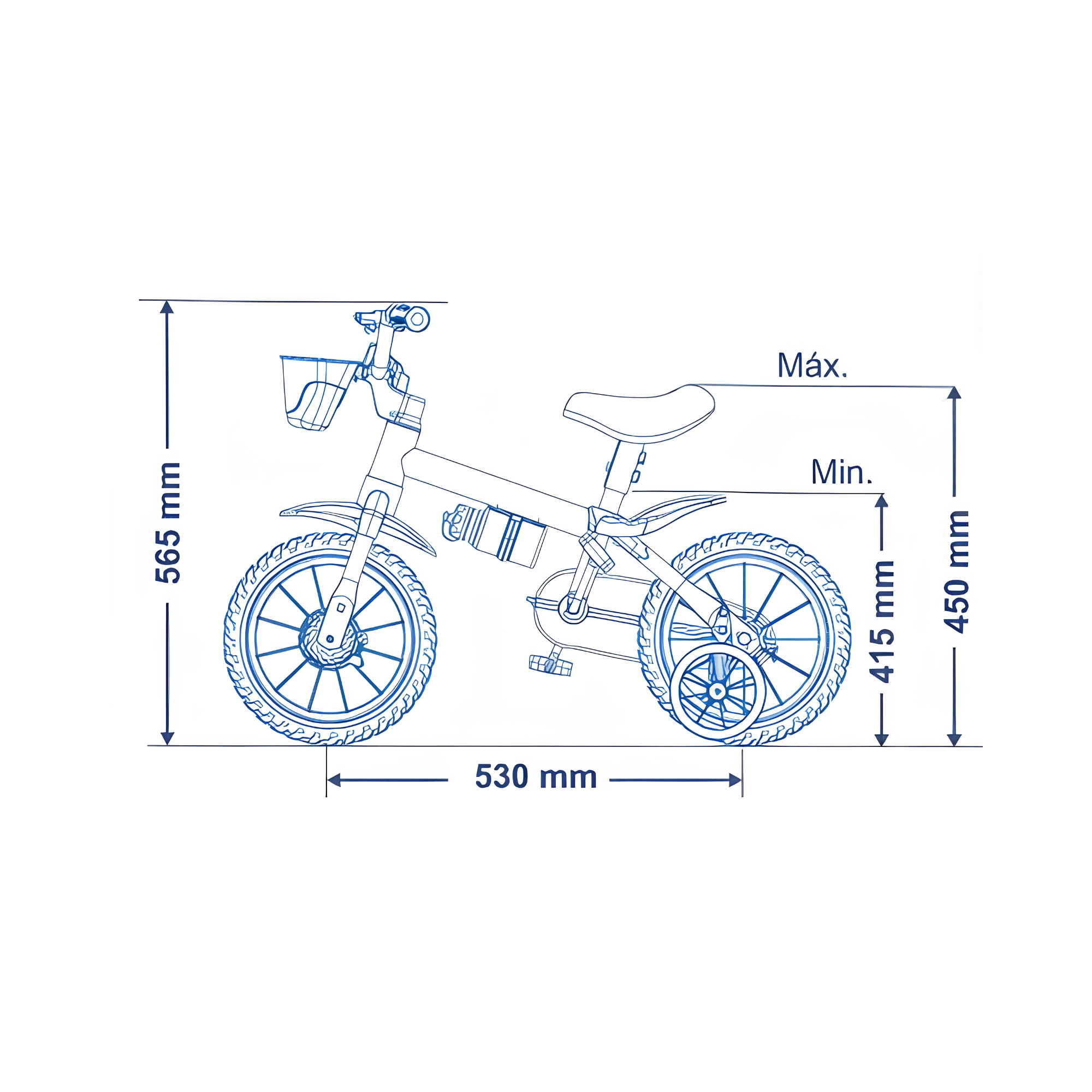 Bicicleta Infantil Aro 12 Violet 5 Nathor - 108001000006