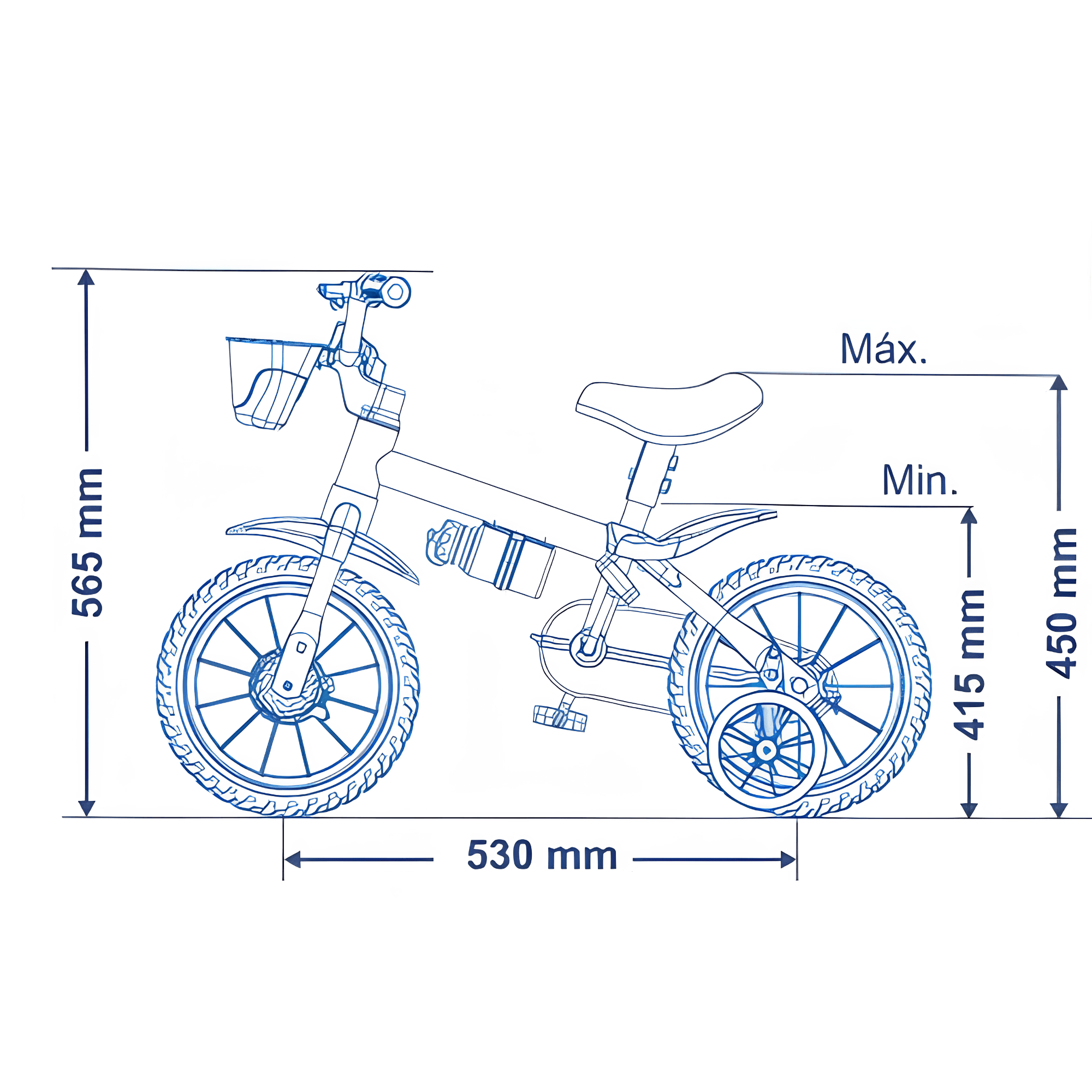 Bicicleta Infantil Aro 12 Charm 2 Nathor - 108001000008