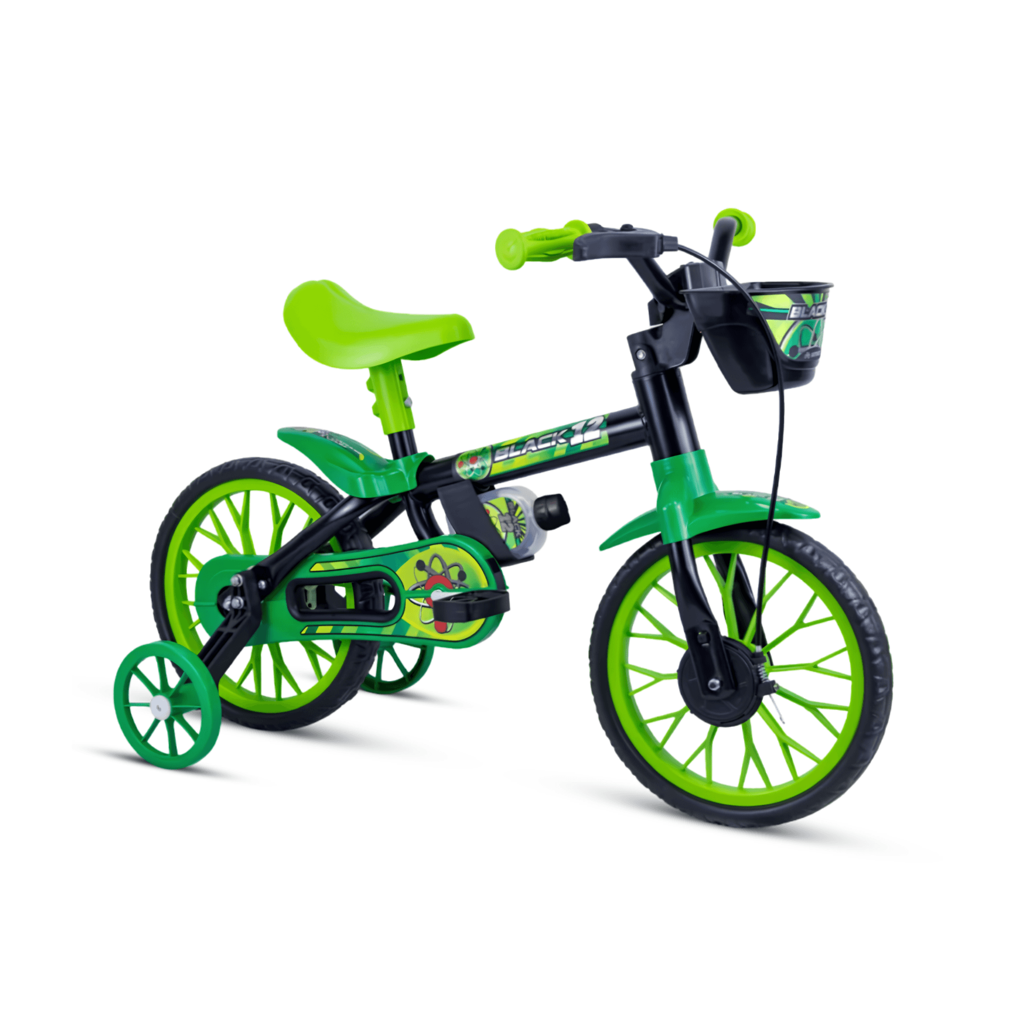 Bicicleta Infantil Aro 12 Black Nathor - 108001000009