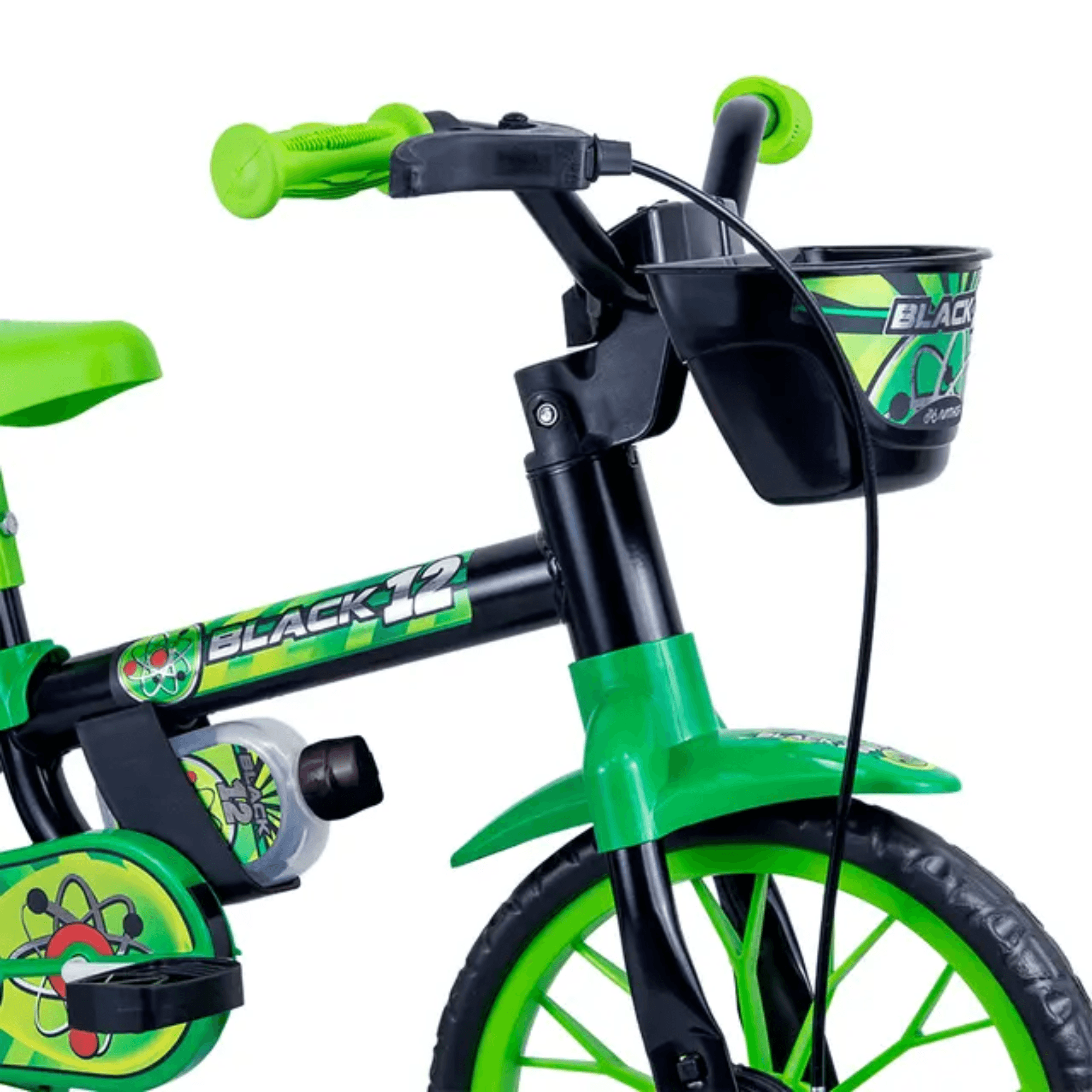 Bicicleta Infantil Aro 12 Black Nathor - 108001000009