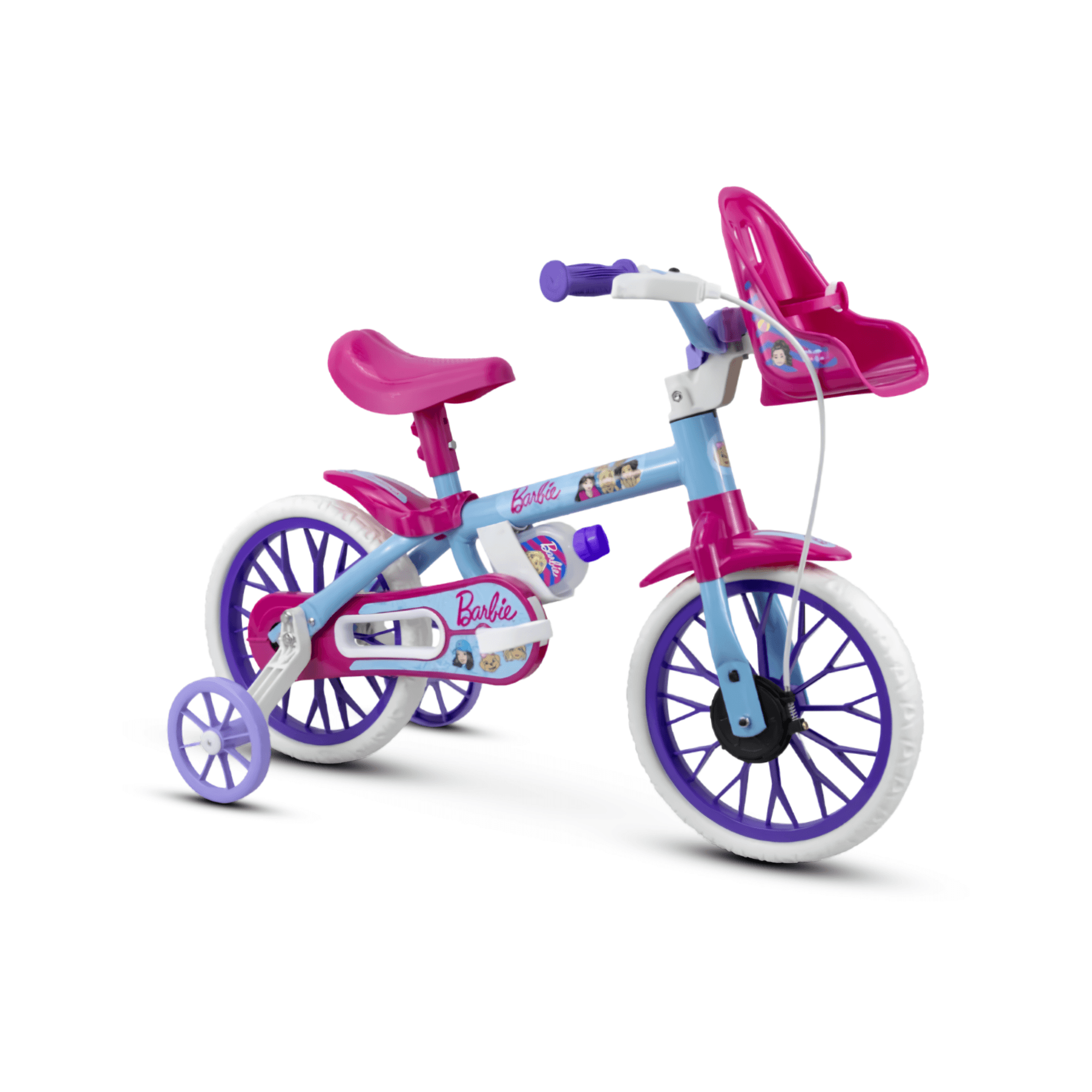 Bicicleta Infantil Aro 12 Barbie 2 Nathor - 108001060001