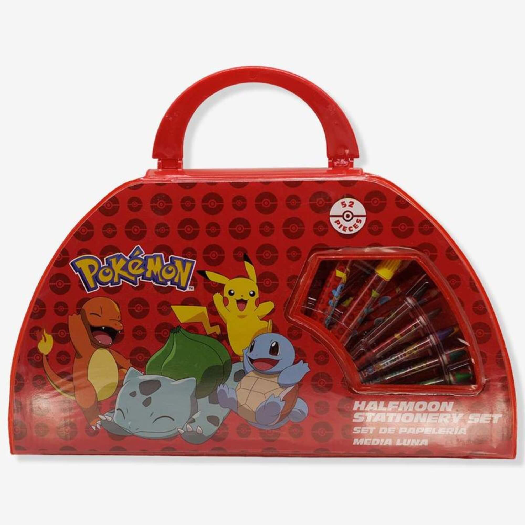 Maleta de Artes Papelaria Pokemon 52 Peças Zona Criativa - 10073809