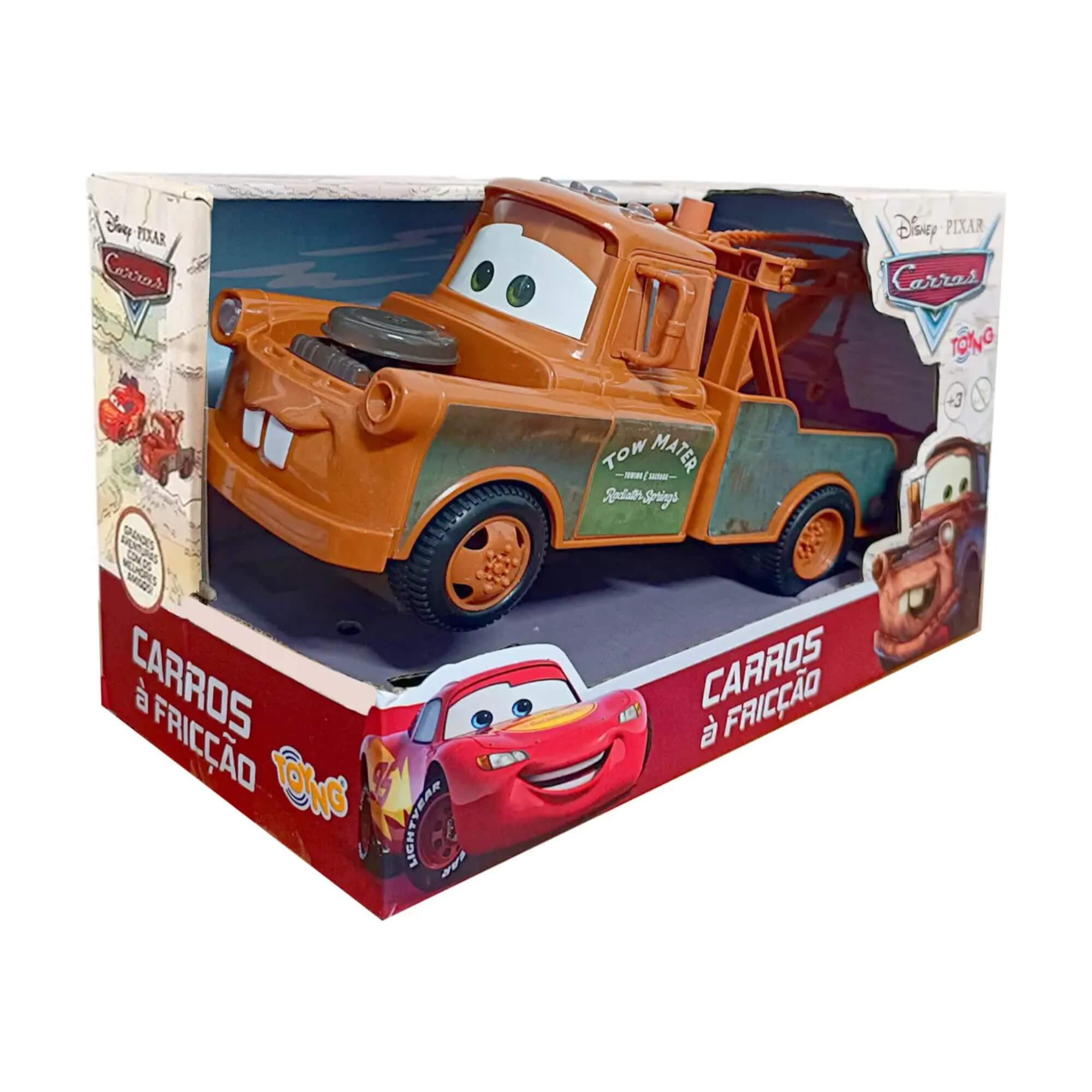 Carrinho de Brinquedo Fricção Coleção Carros Disney - Sortido e Unitário Toyng - 050973