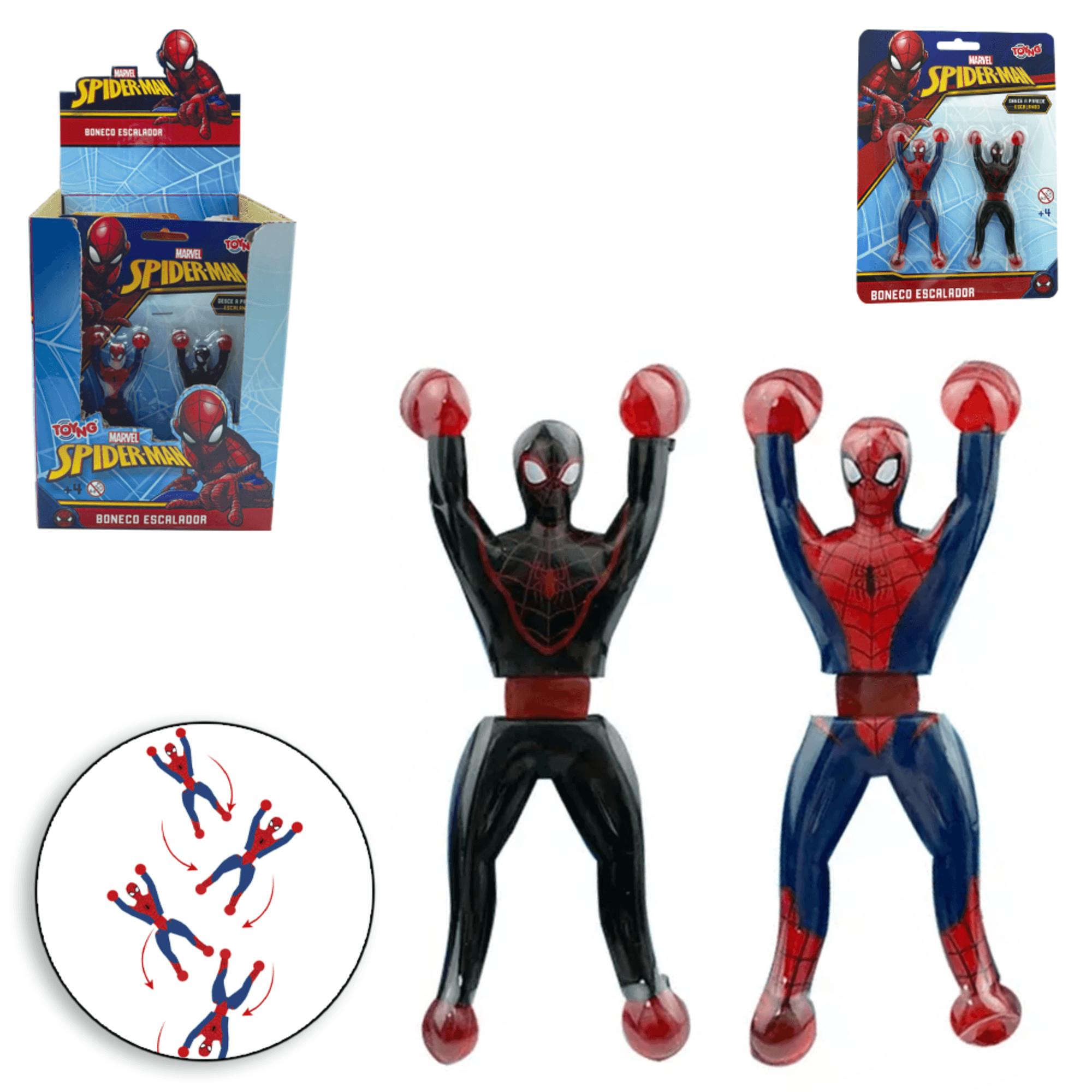 Boneco Deslizante Homem Aranha Marvel Toyng - 051380