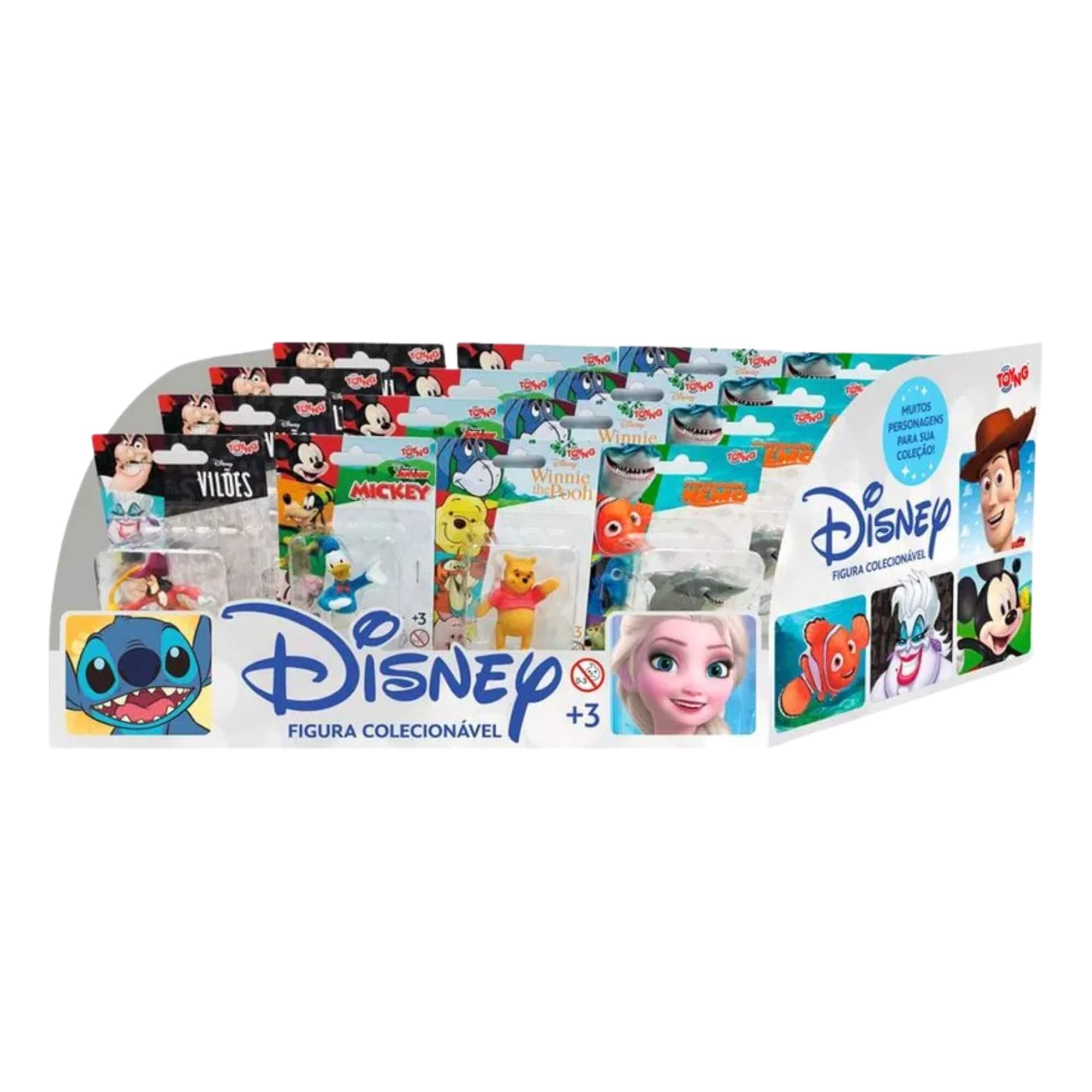 Boneco Mini Disney Colecionável Infantil Sortido e Unitário Toyng - 57265