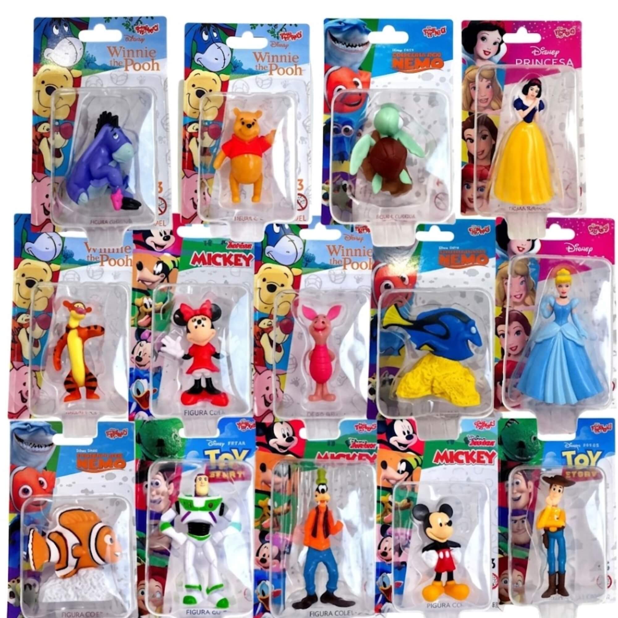 Boneco Mini Disney Colecionável Infantil Sortido e Unitário Toyng - 57265