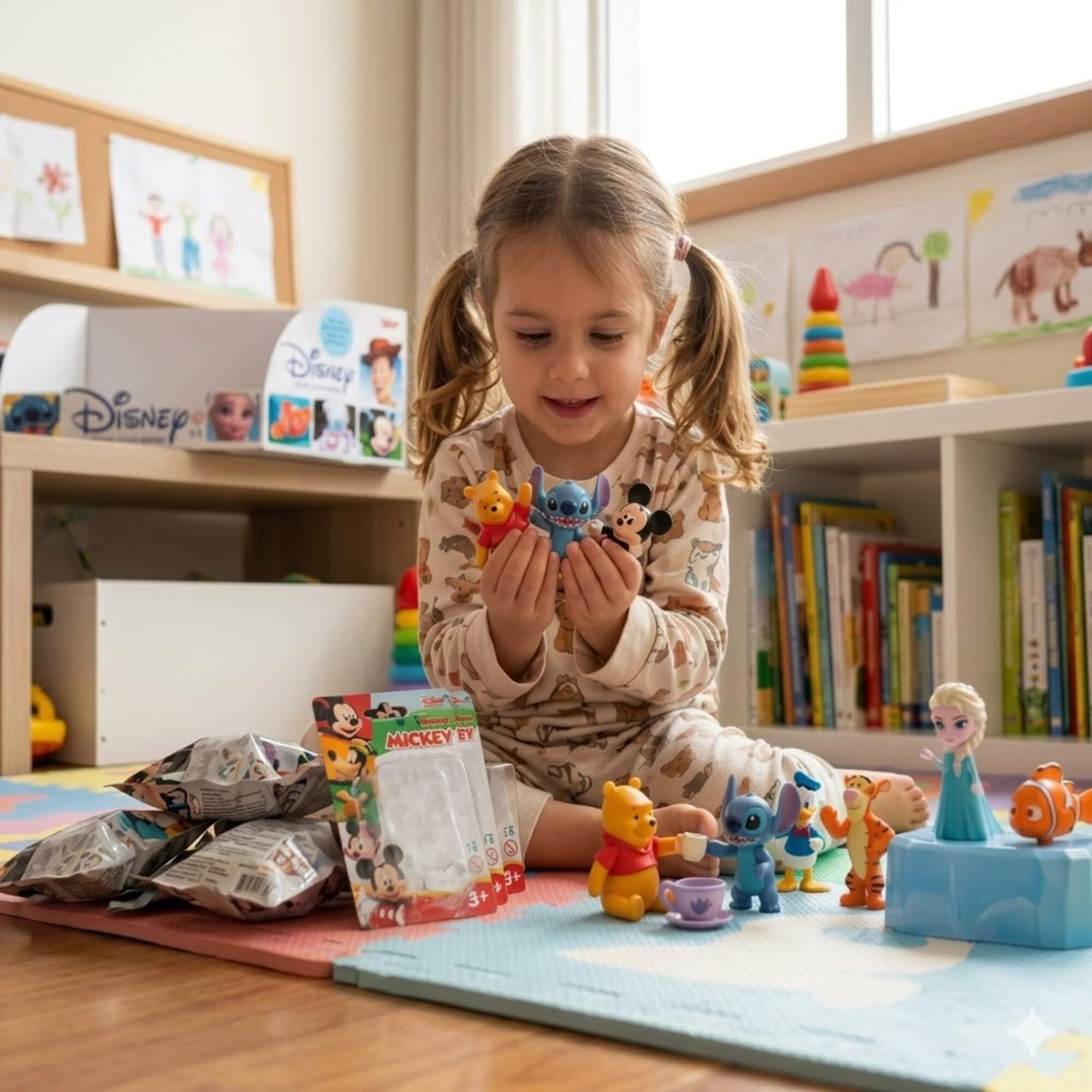 Boneco Mini Disney Colecionável Infantil Sortido e Unitário Toyng - 57265
