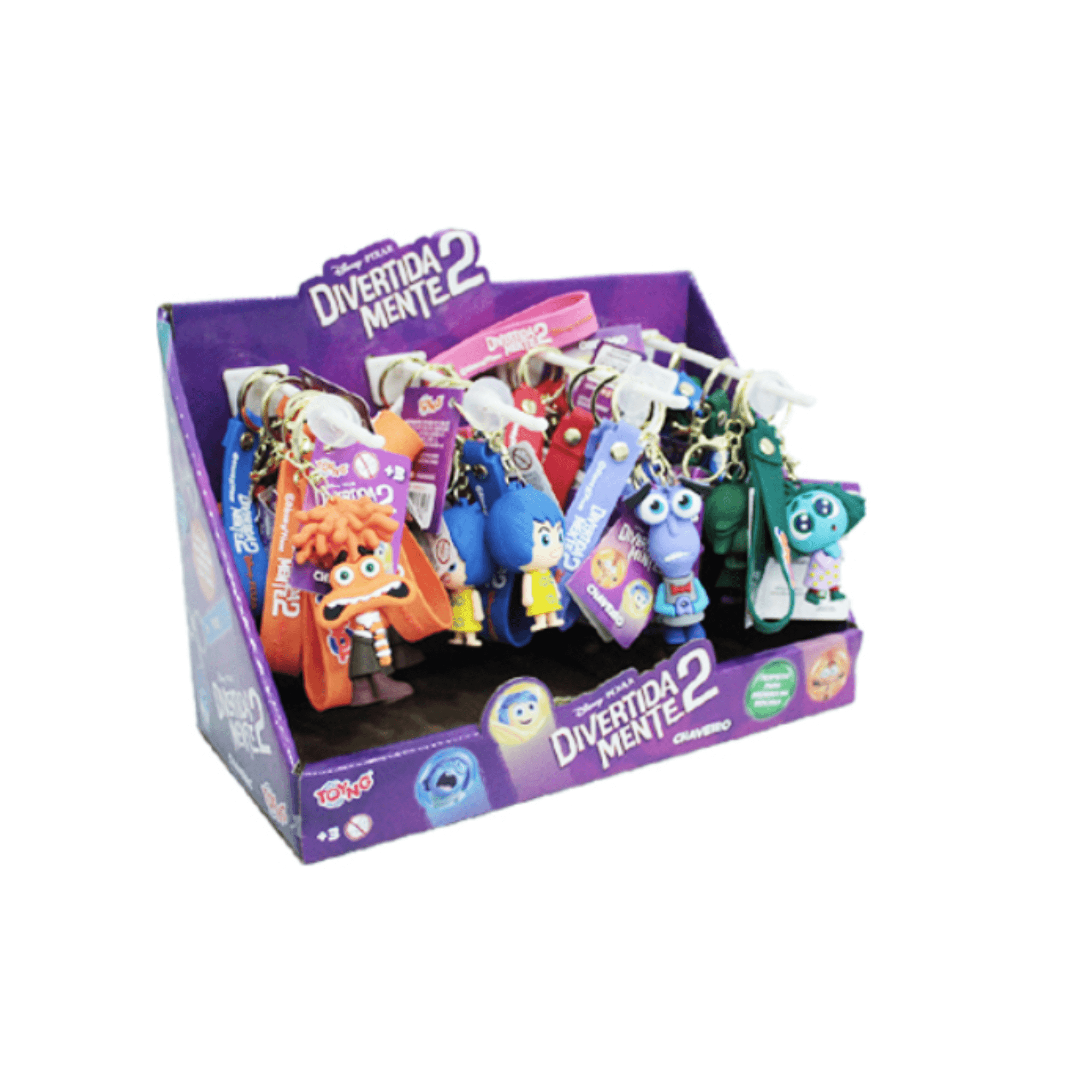 Chaveiro 3D Disney Pixar Divertidamente Toyng - 058079