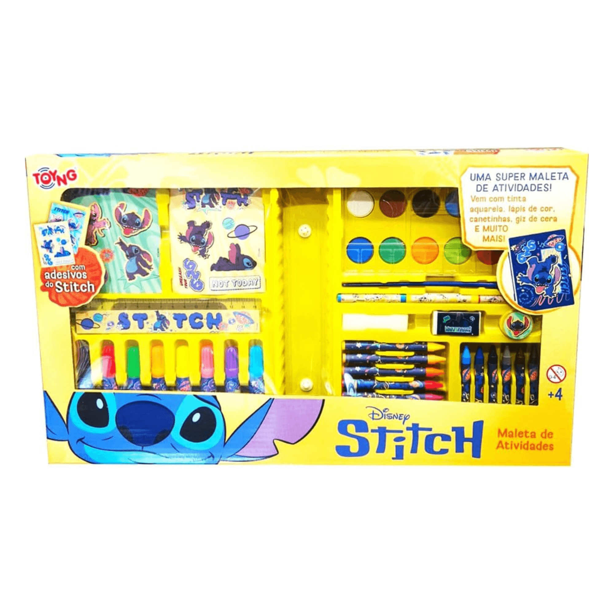 Estojo De Atividade Stitch 6 Peças Toyng - 058167