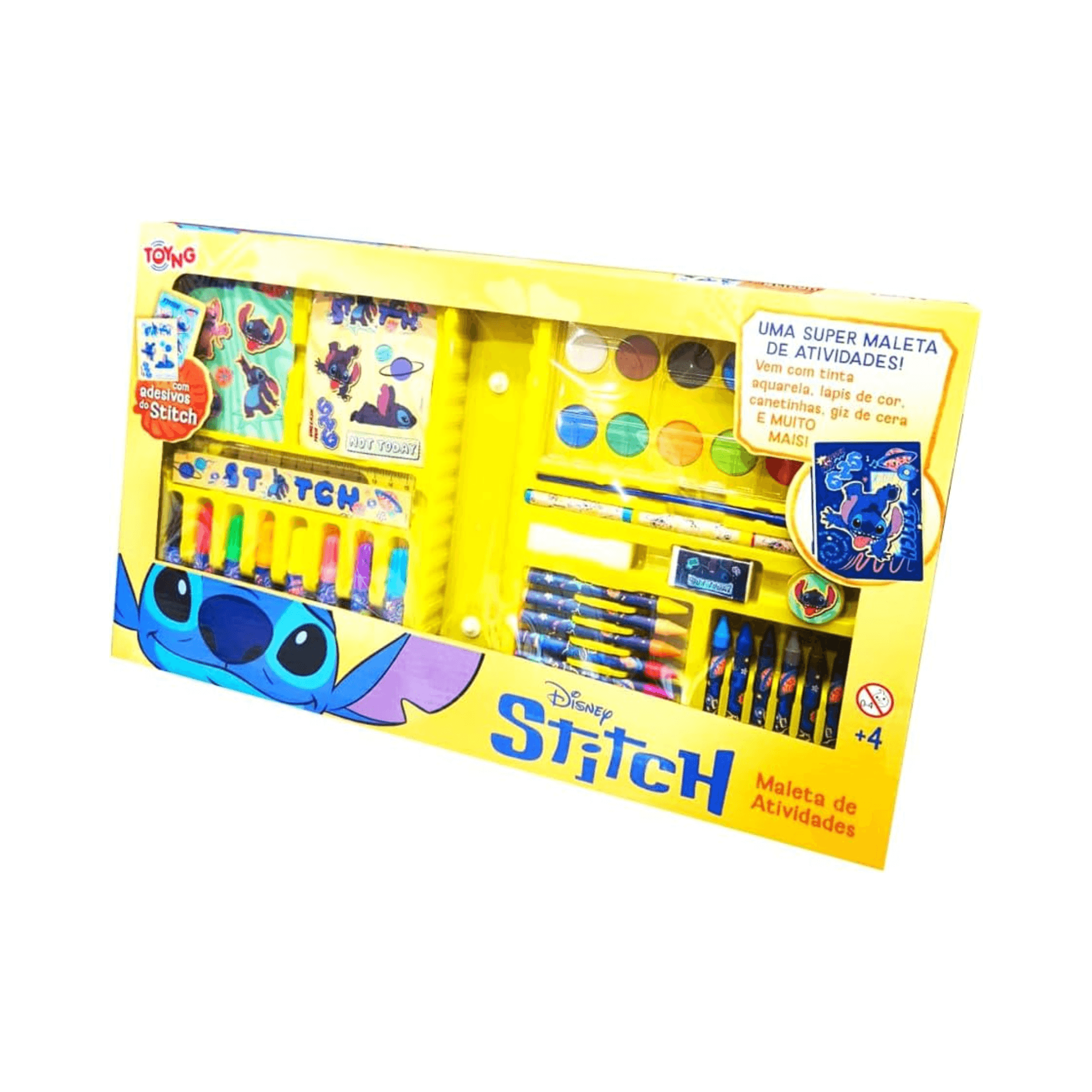 Estojo De Atividade Stitch 6 Peças Toyng - 058167