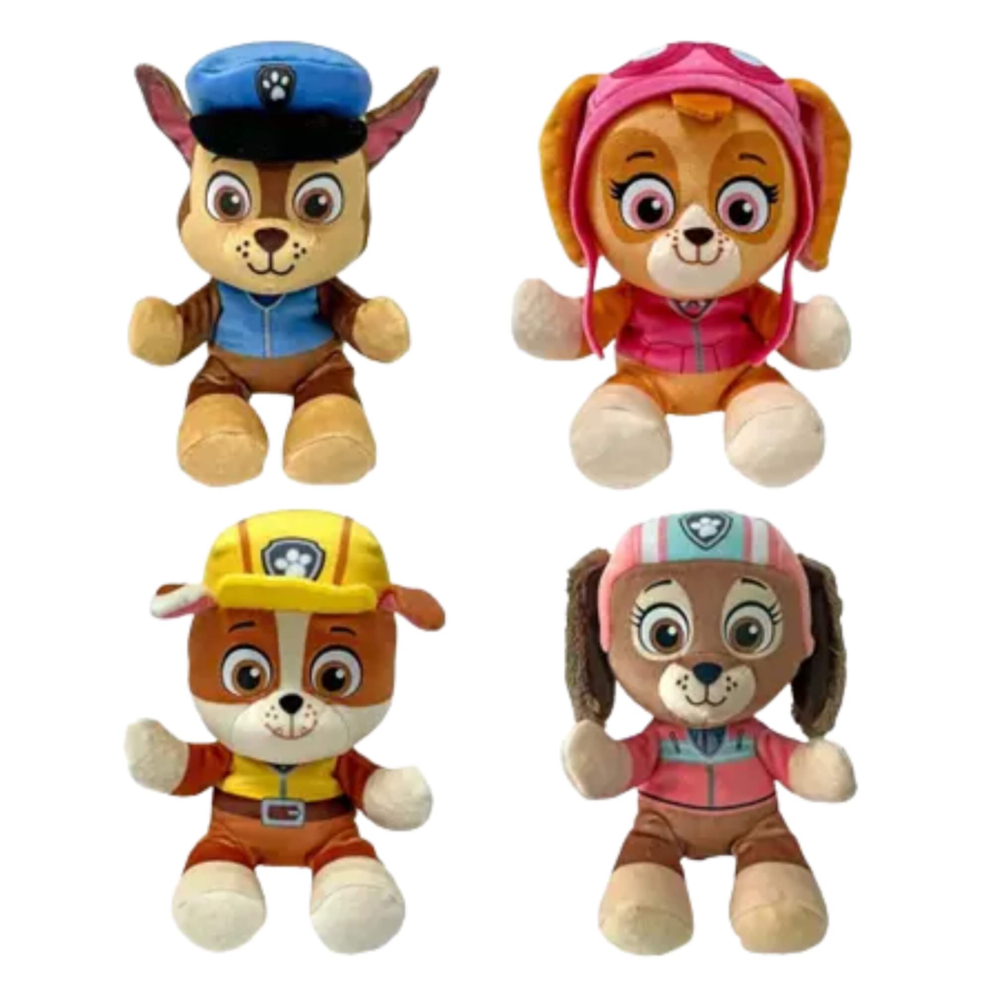 Pelúcia Patrulha Canina TY Beanie Babies 16cm Sortida e Unitária Toyng - 58838