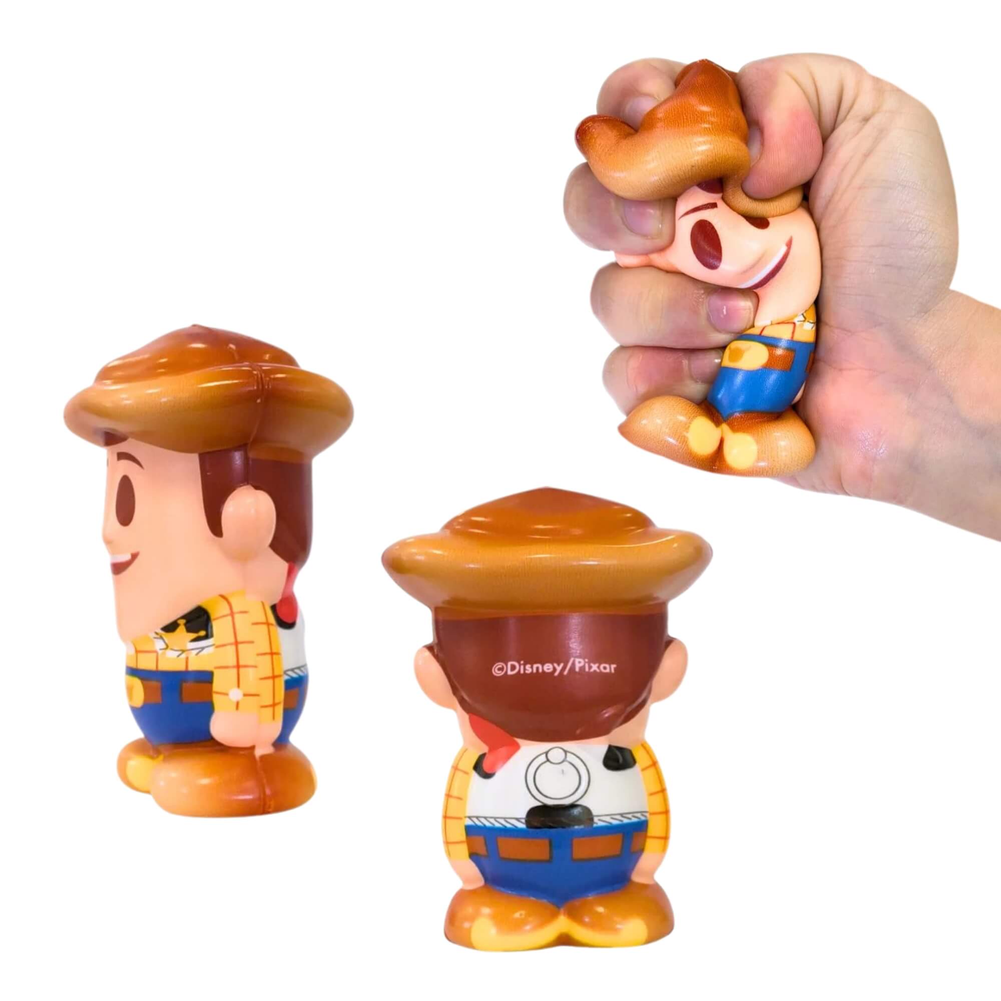 Boneco Squishy Woody ou Buzz Lightyear Toy Story Antiestresse Sortido e Unitário Toyng - 059498