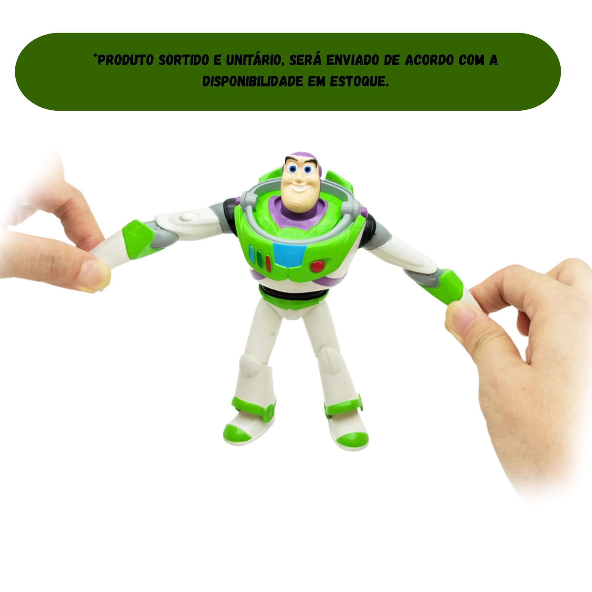 Boneco Estica e Brinca Toy Story 5 Articulado Sortido e Unitário Toyng - 59828