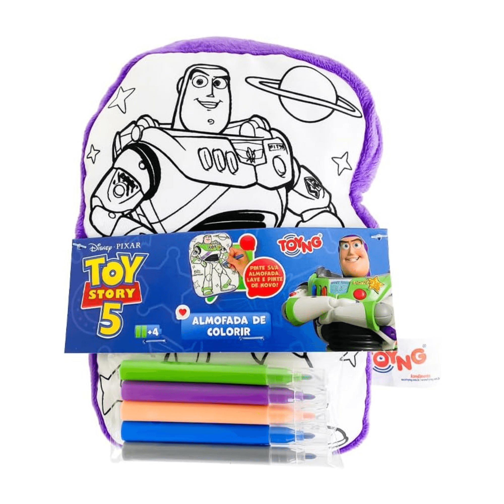 Almofada Para Pintar Disney Toy Story 5 Infantil Toyng - 060004