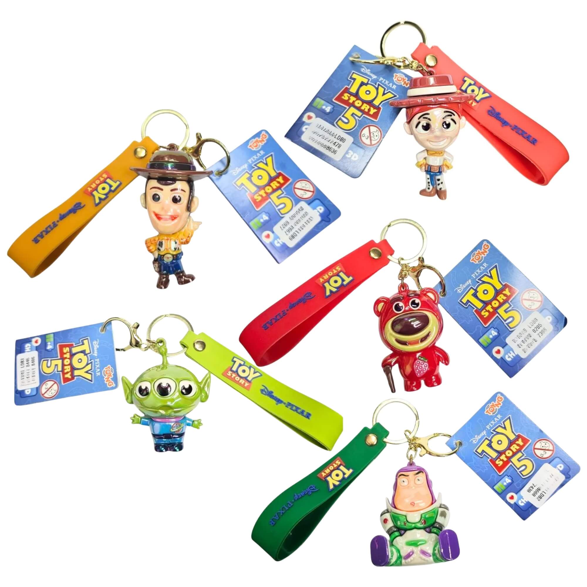 Chaveiro 3D Disney Toy Story Sortido e Unitário Toyng - 061709