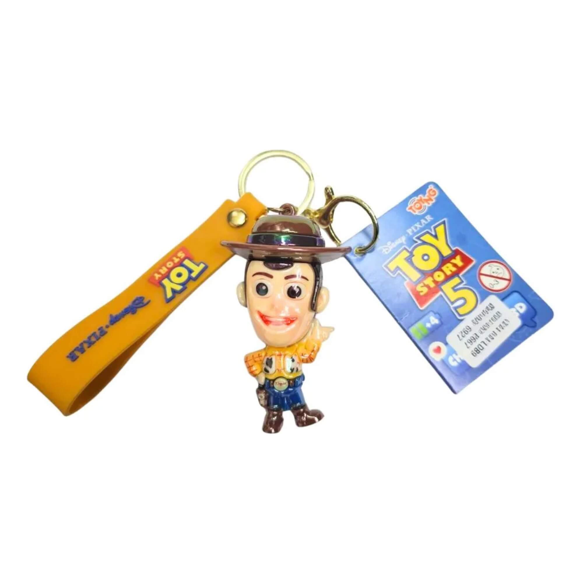 Chaveiro 3D Disney Toy Story Sortido e Unitário Toyng - 061709