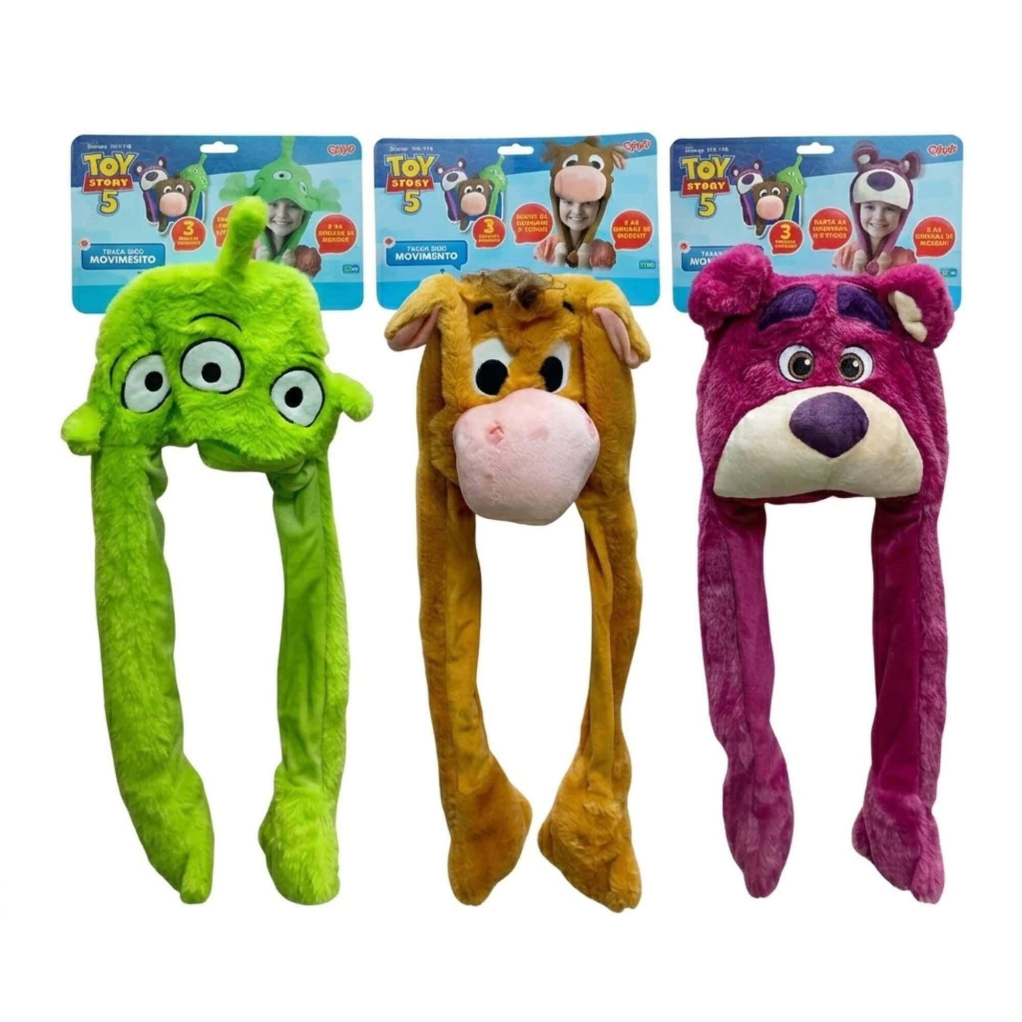 Touca Com Movimento Toy Story Disney Infantil Sortida e unitária Toyng - 061731