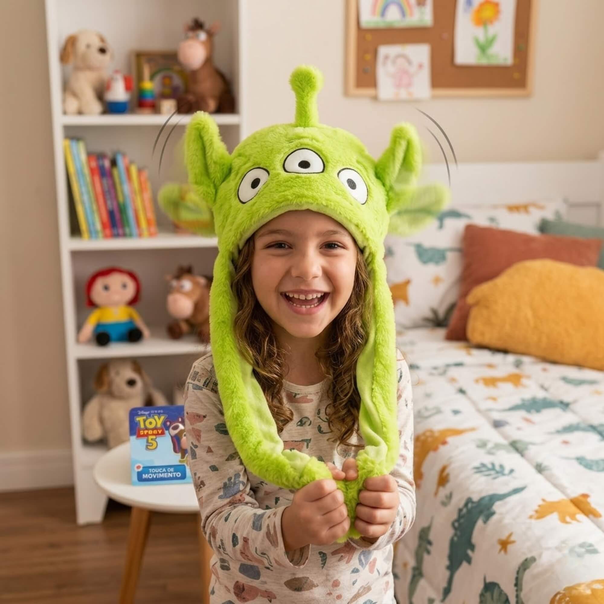 Touca Com Movimento Toy Story Disney Infantil Sortida e unitária Toyng - 061731