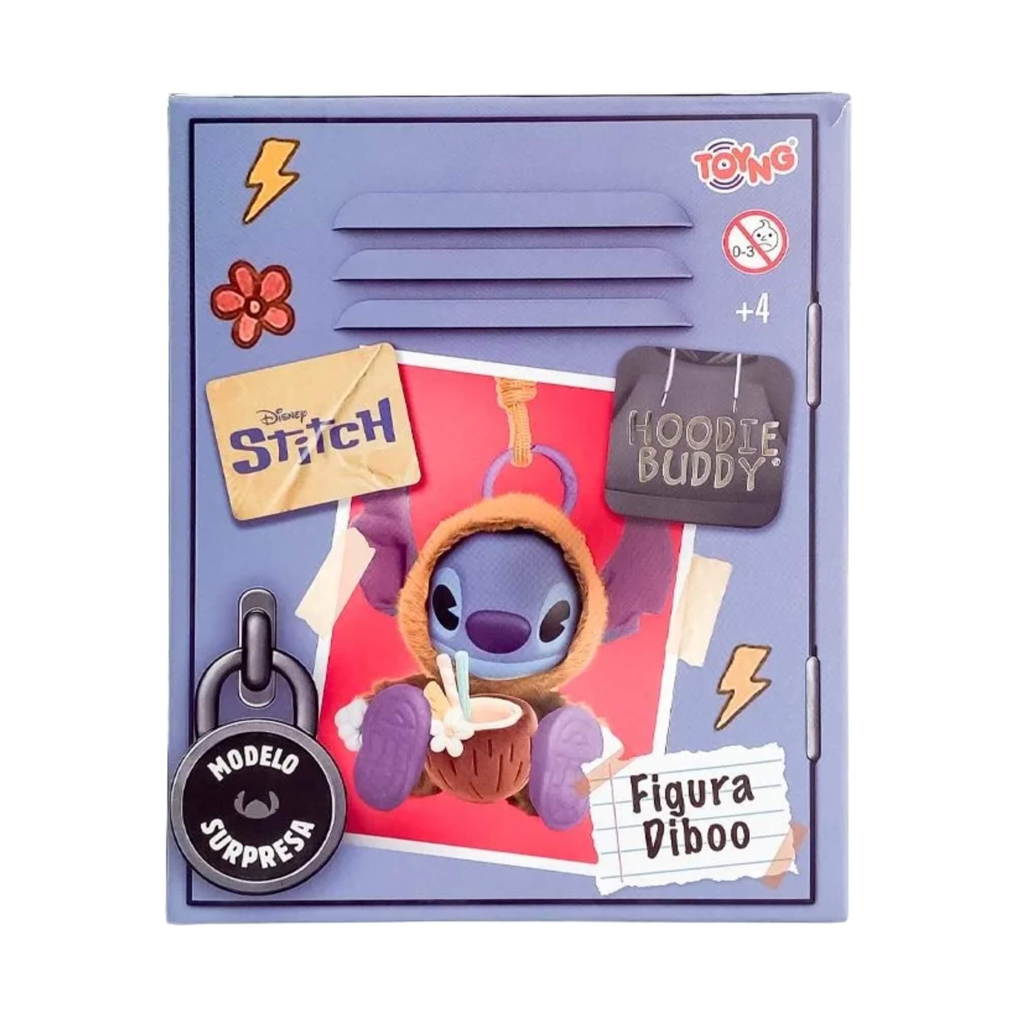 Figura Colecionável Surpresa Diboo Stitch Disney Cápsula Unitária e Sortida Toyng - 063216
