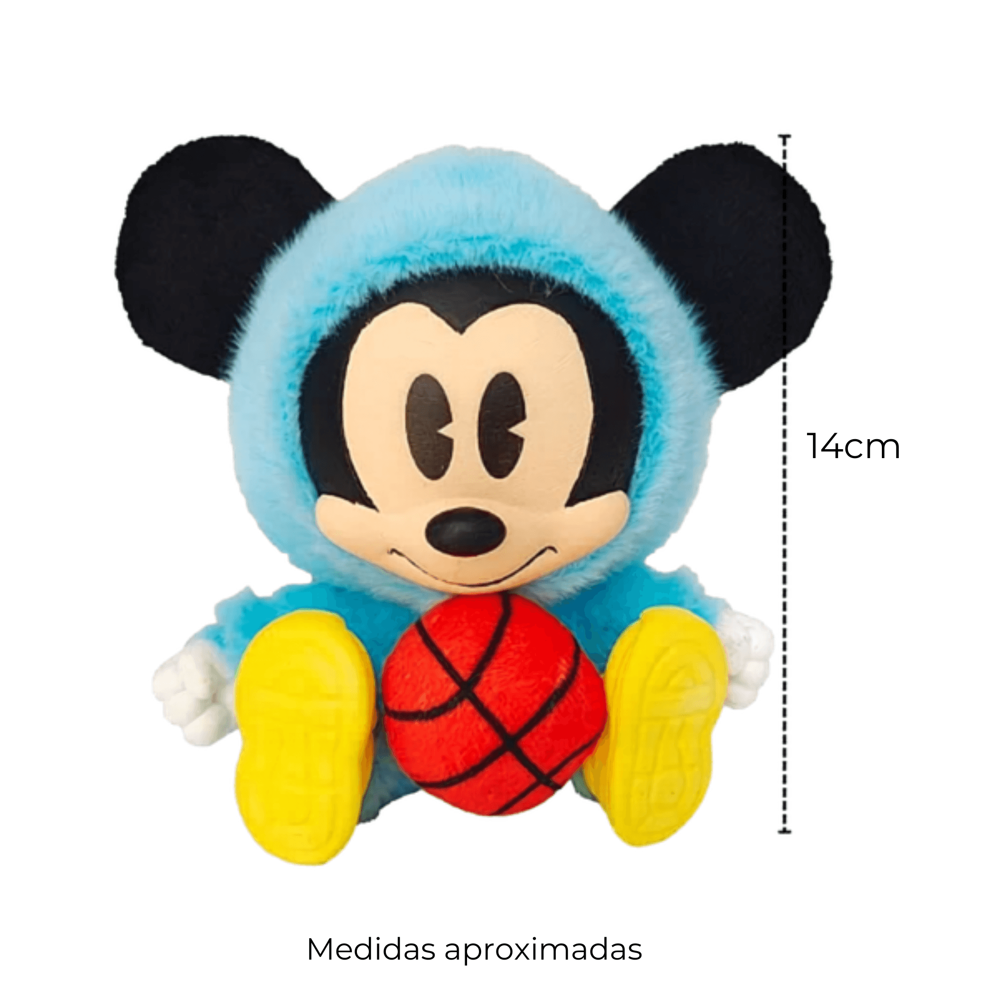 Boneco Surpresa Diboo Chaveiro Mickey & Minnie Disney Toyng - 064019