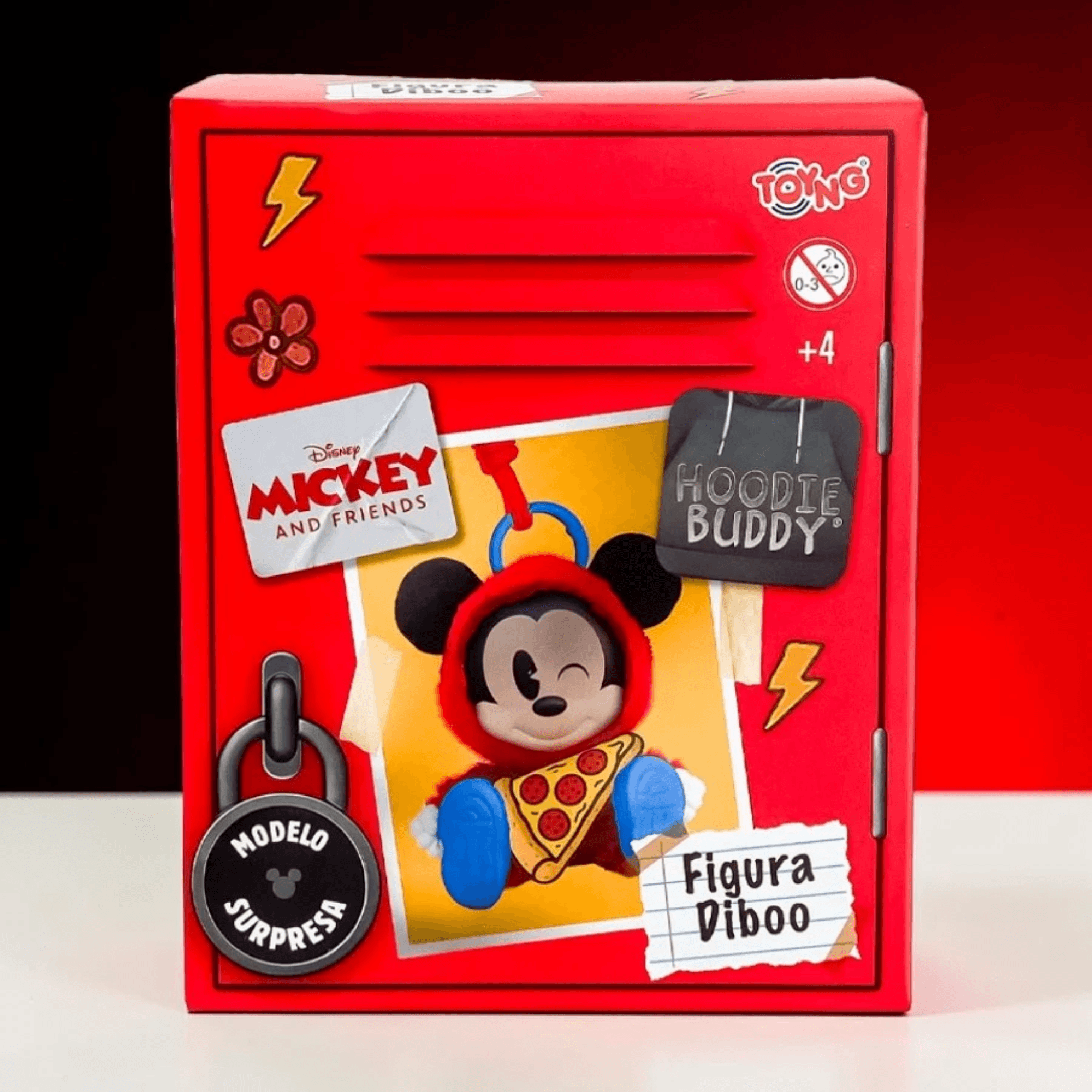 Boneco Surpresa Diboo Chaveiro Mickey & Minnie Disney Toyng - 064019