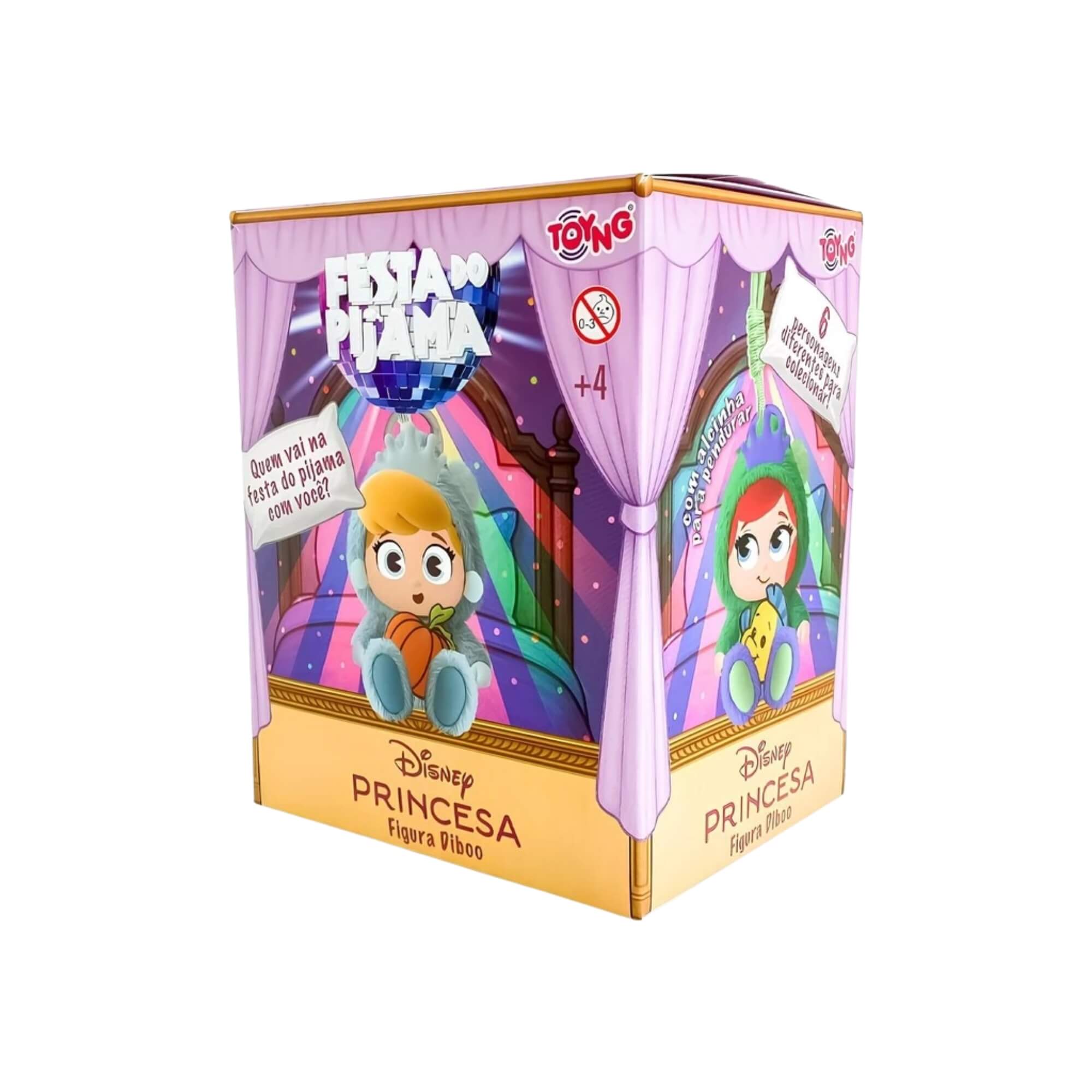 Figura Surpresa Princesas Disney Diboo Colecionável Sortida e Unitária Toyng - 64591